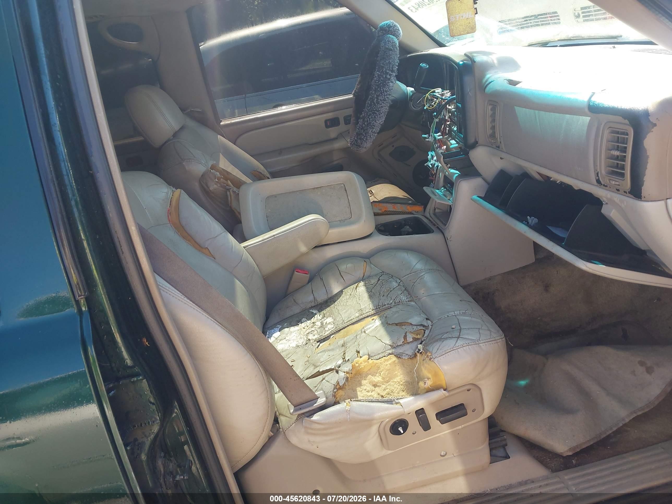 2002 Chevrolet Tahoe Lt Green vin: 1GNEK13Z42J277951