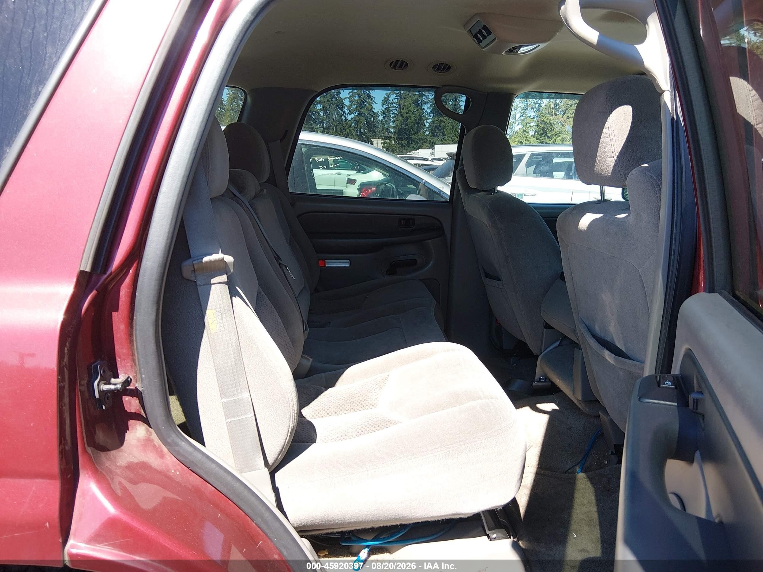2003 Chevrolet Tahoe Ls Red vin: 1GNEK13Z43J214060