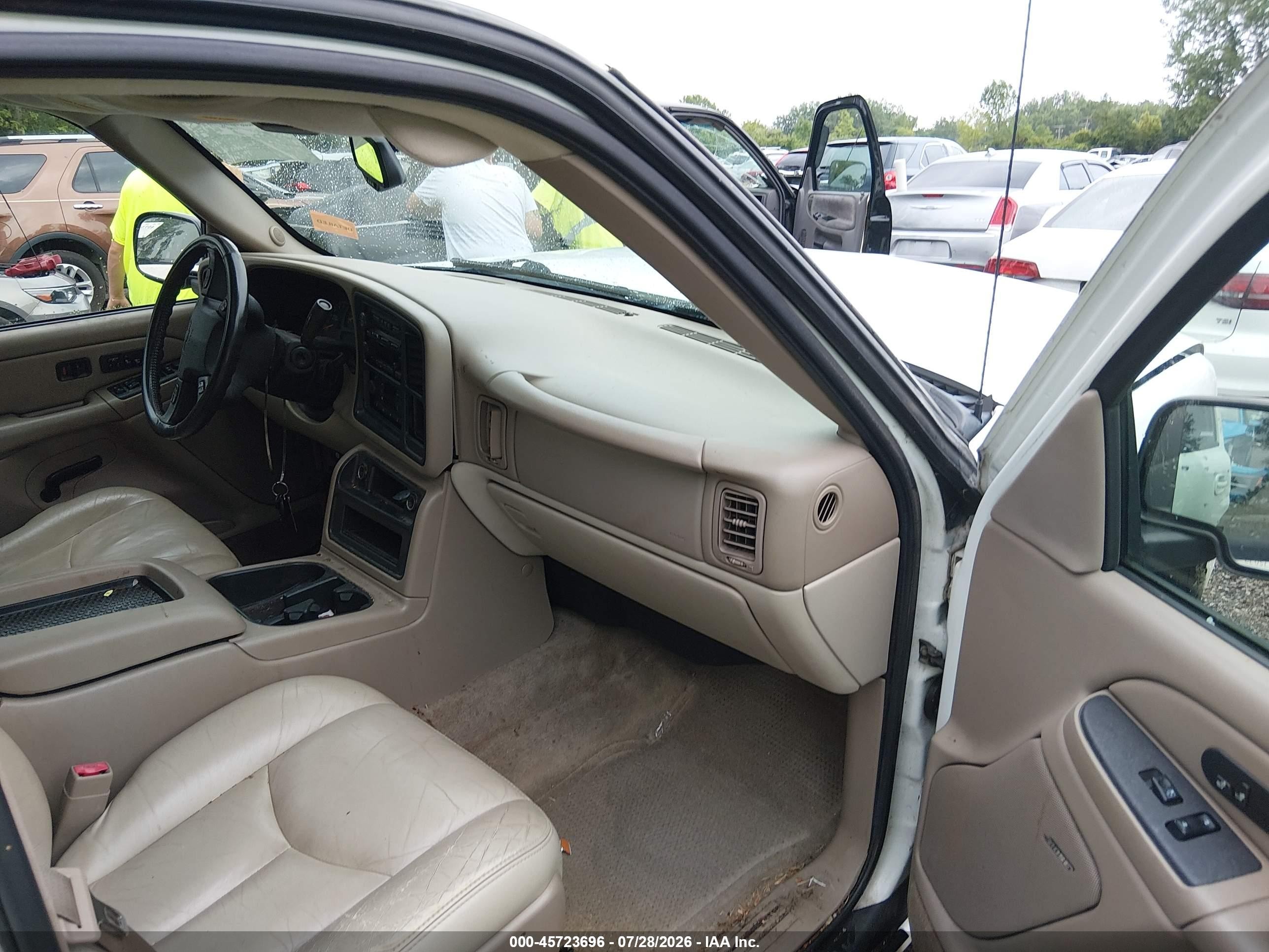 2004 Chevrolet Tahoe Lt Белый vin: 1GNEK13Z44J110847
