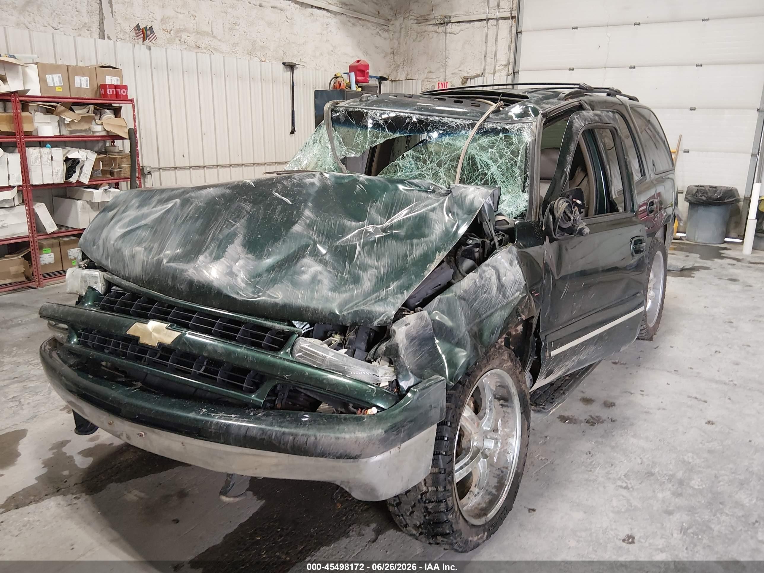 2004 Chevrolet Tahoe Lt Green vin: 1GNEK13Z44J143735
