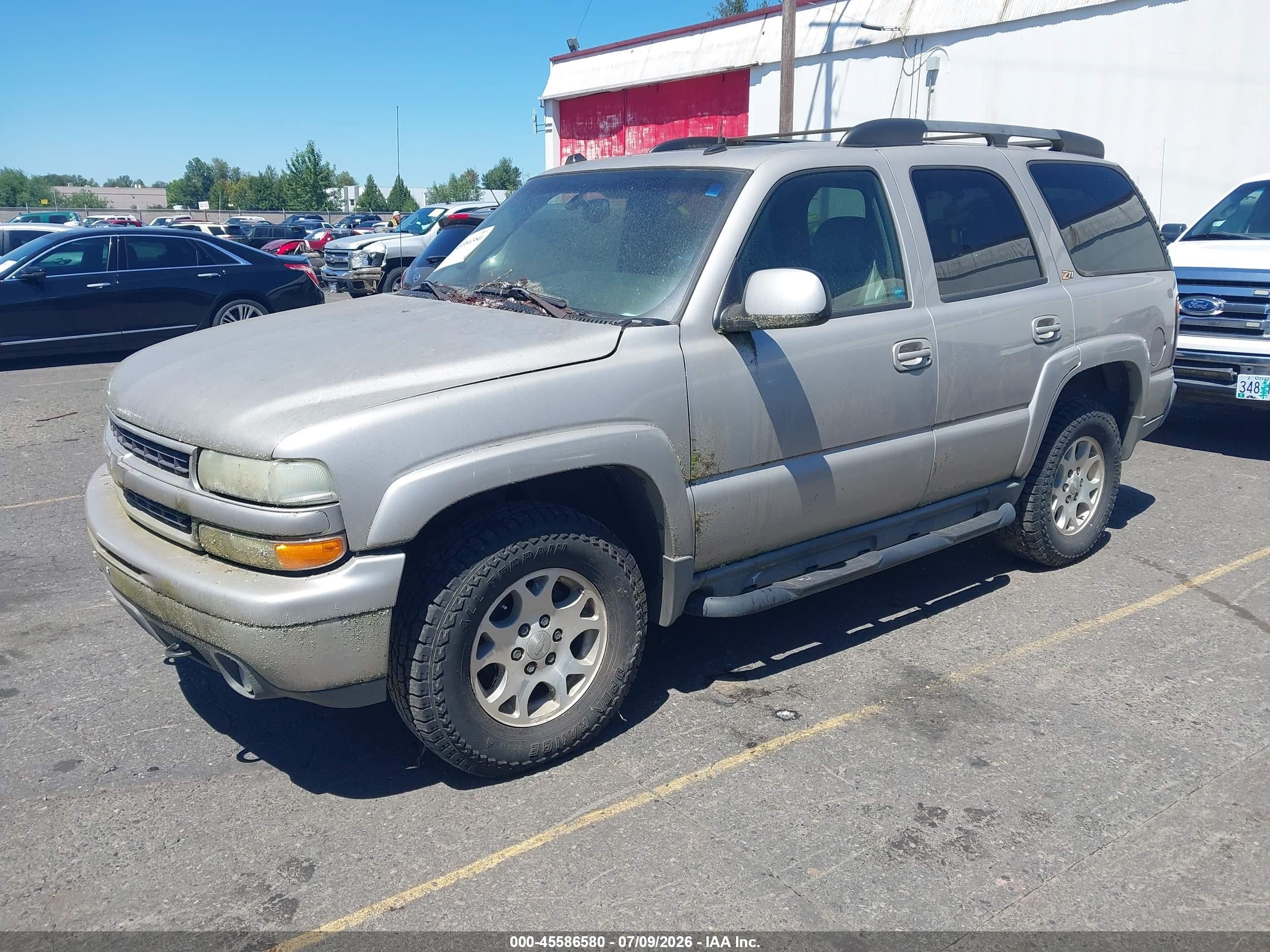 2004 Chevrolet Tahoe Z71 Gold vin: 1GNEK13Z44R152677