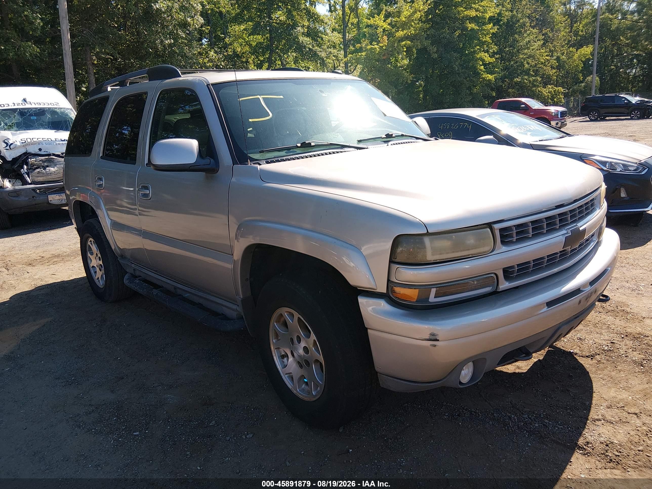 2004 Chevrolet Tahoe Z71 Gray vin: 1GNEK13Z44R157944