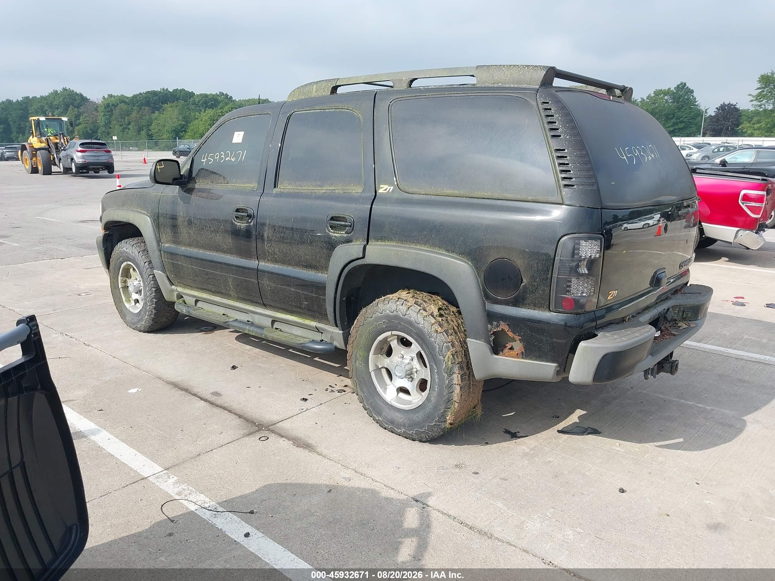 2004 Chevrolet Tahoe Z71 Black vin: 1GNEK13Z44R199076