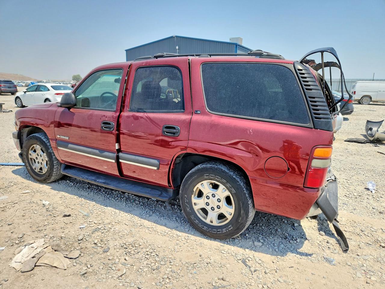 2002 Chevrolet Tahoe K1500 Burgundy vin: 1GNEK13Z52J333525