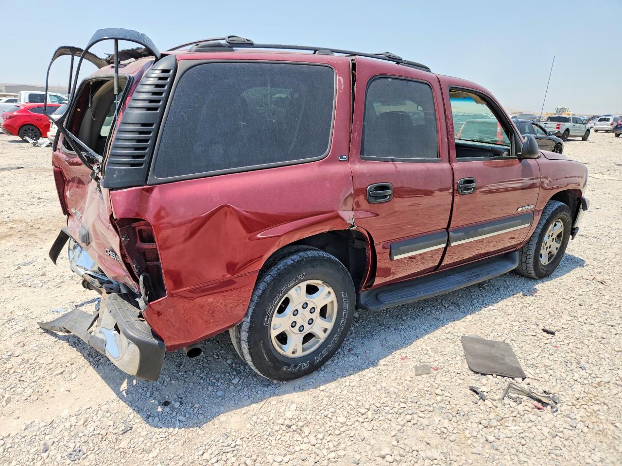 2002 Chevrolet Tahoe K1500 Burgundy vin: 1GNEK13Z52J333525