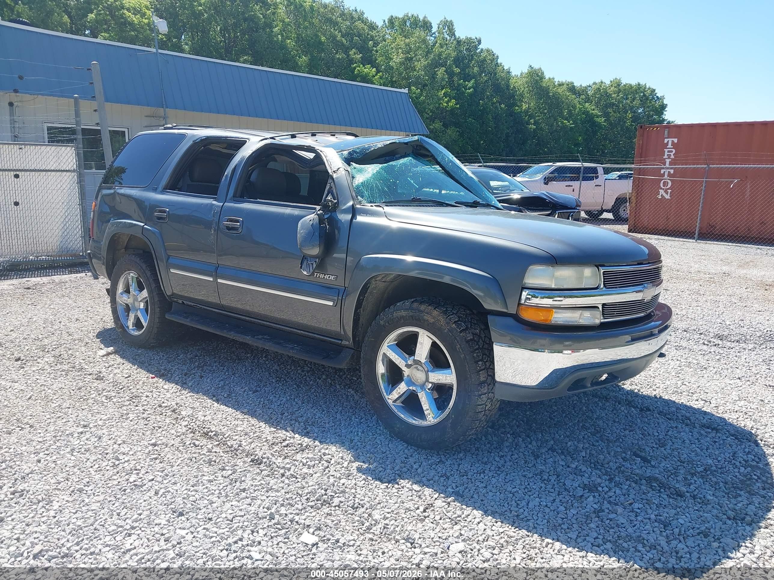 2002 Chevrolet Tahoe Lt Silver vin: 1GNEK13Z52R191341