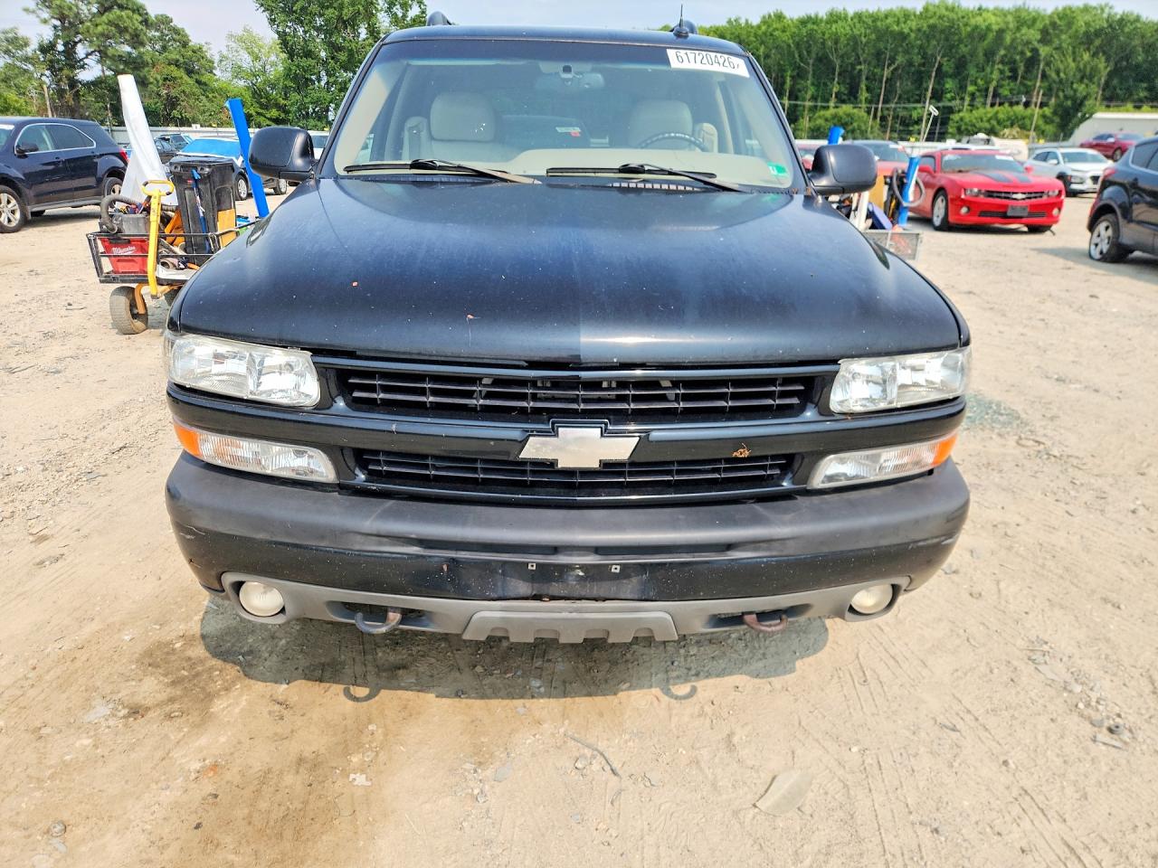 2002 Chevrolet Tahoe K1500 Black vin: 1GNEK13Z52R314006
