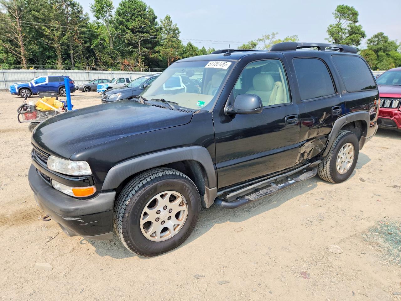 2002 Chevrolet Tahoe K1500 Black vin: 1GNEK13Z52R314006