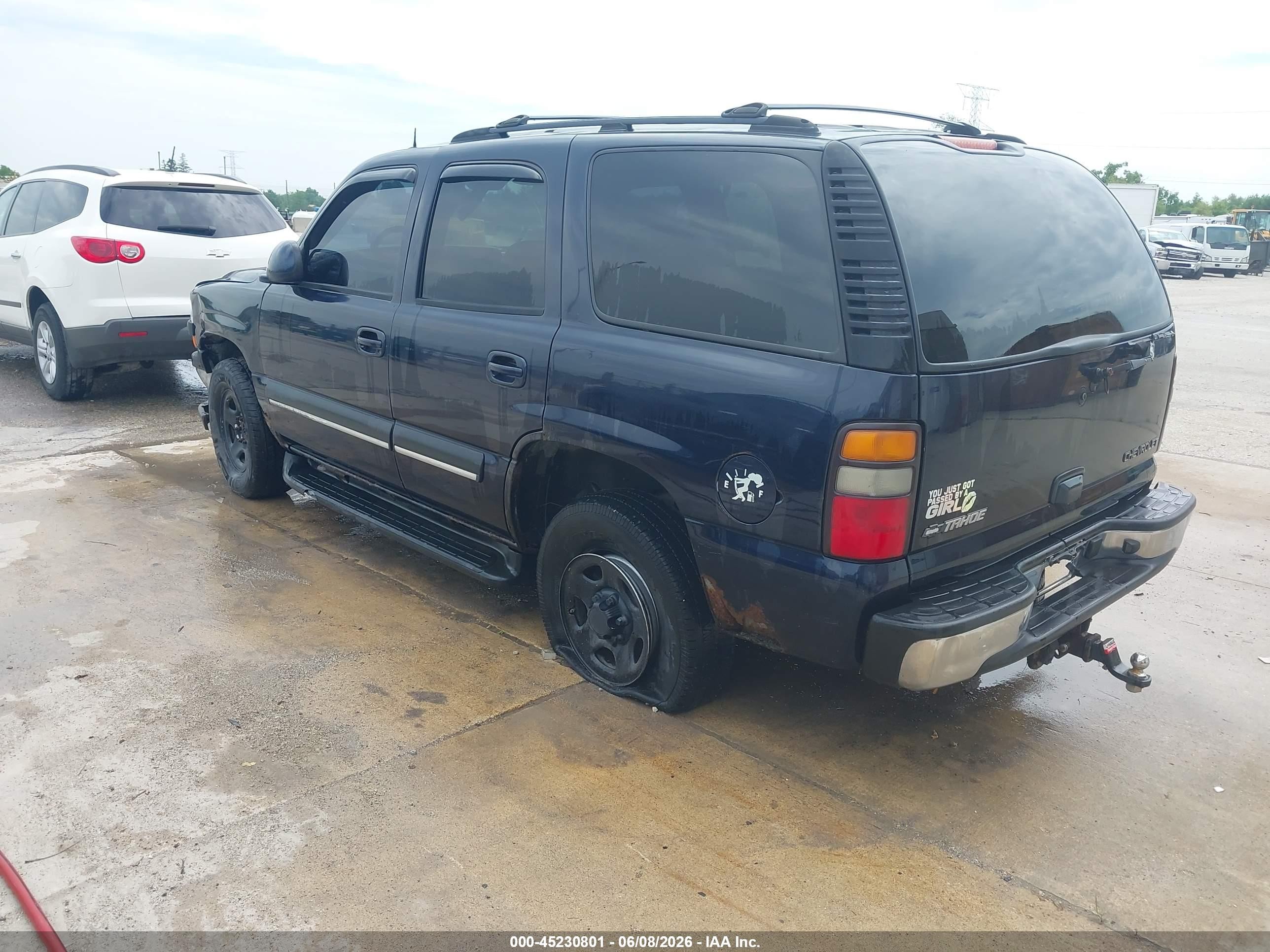 2004 Chevrolet Tahoe Lt Dark Blue vin: 1GNEK13Z64J101633