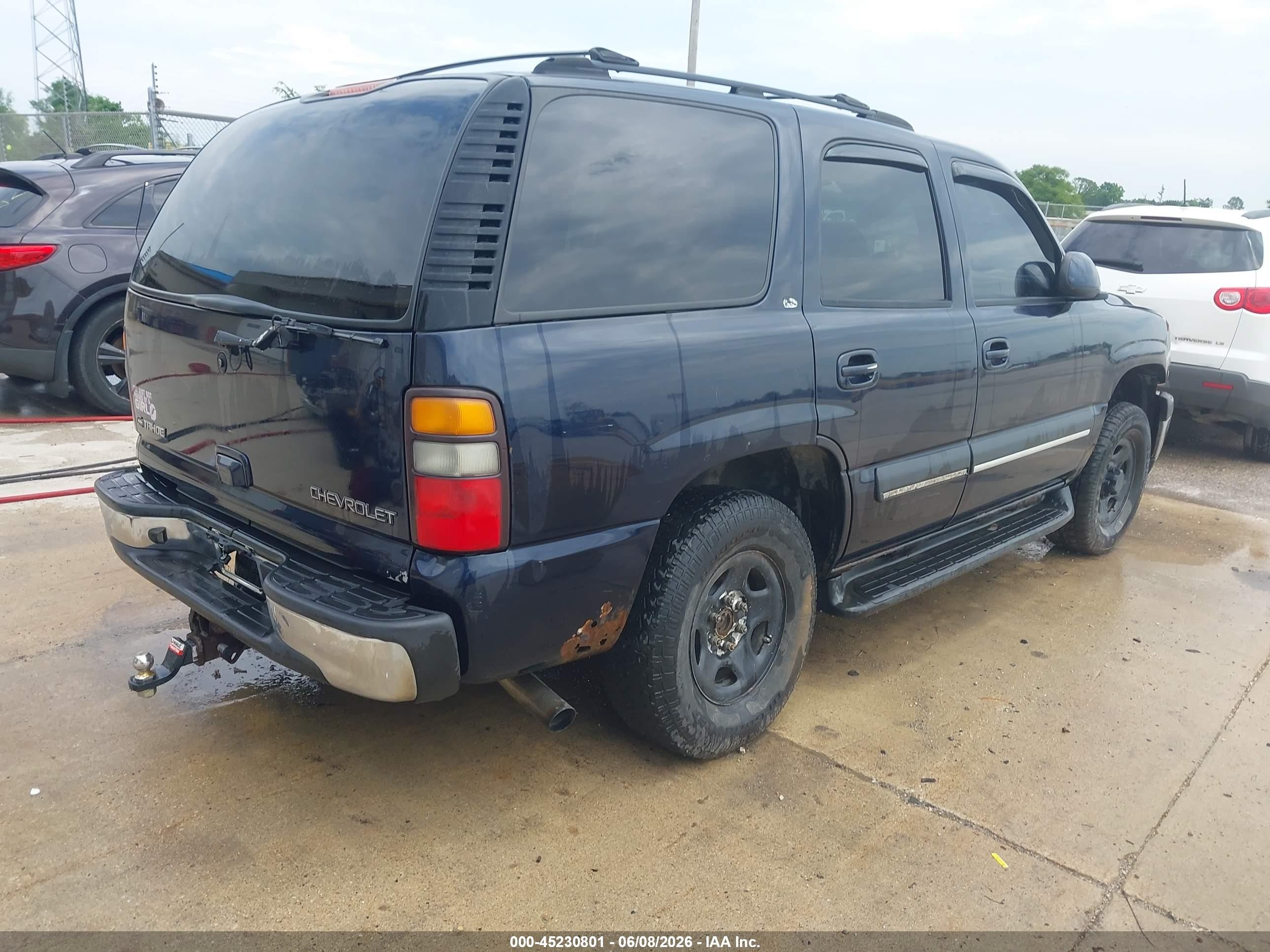 2004 Chevrolet Tahoe Lt Dark Blue vin: 1GNEK13Z64J101633