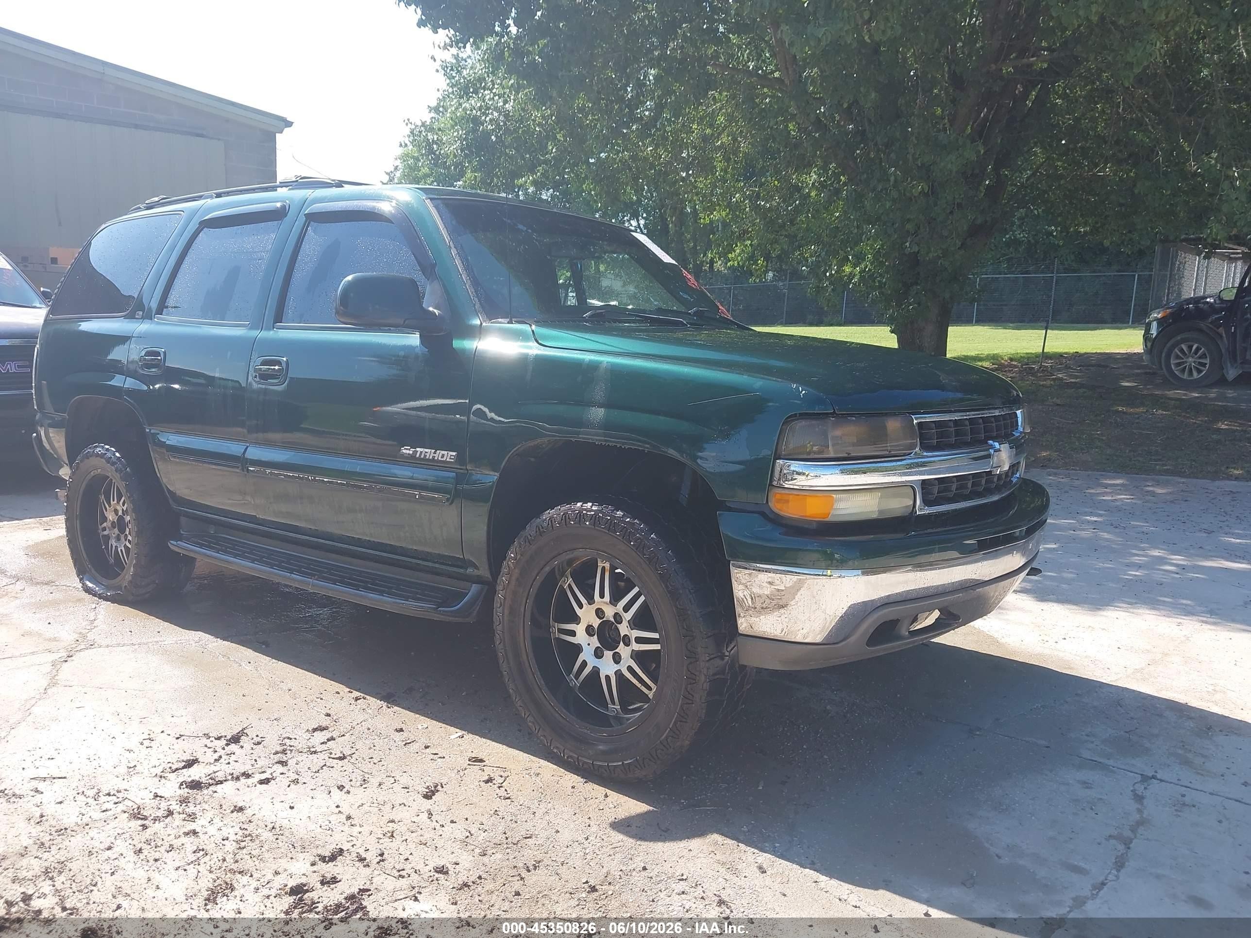 2004 Chevrolet Tahoe Lt Green vin: 1GNEK13Z64R232384