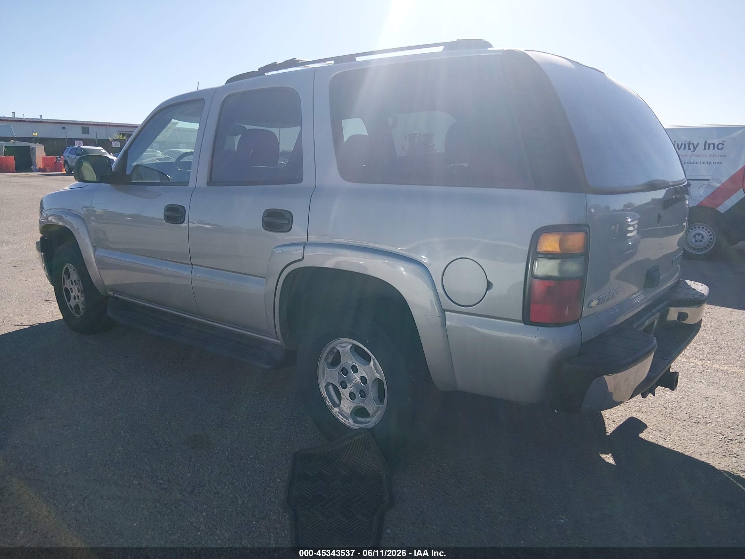 2004 Chevrolet Tahoe Ls Gray vin: 1GNEK13Z74J272620