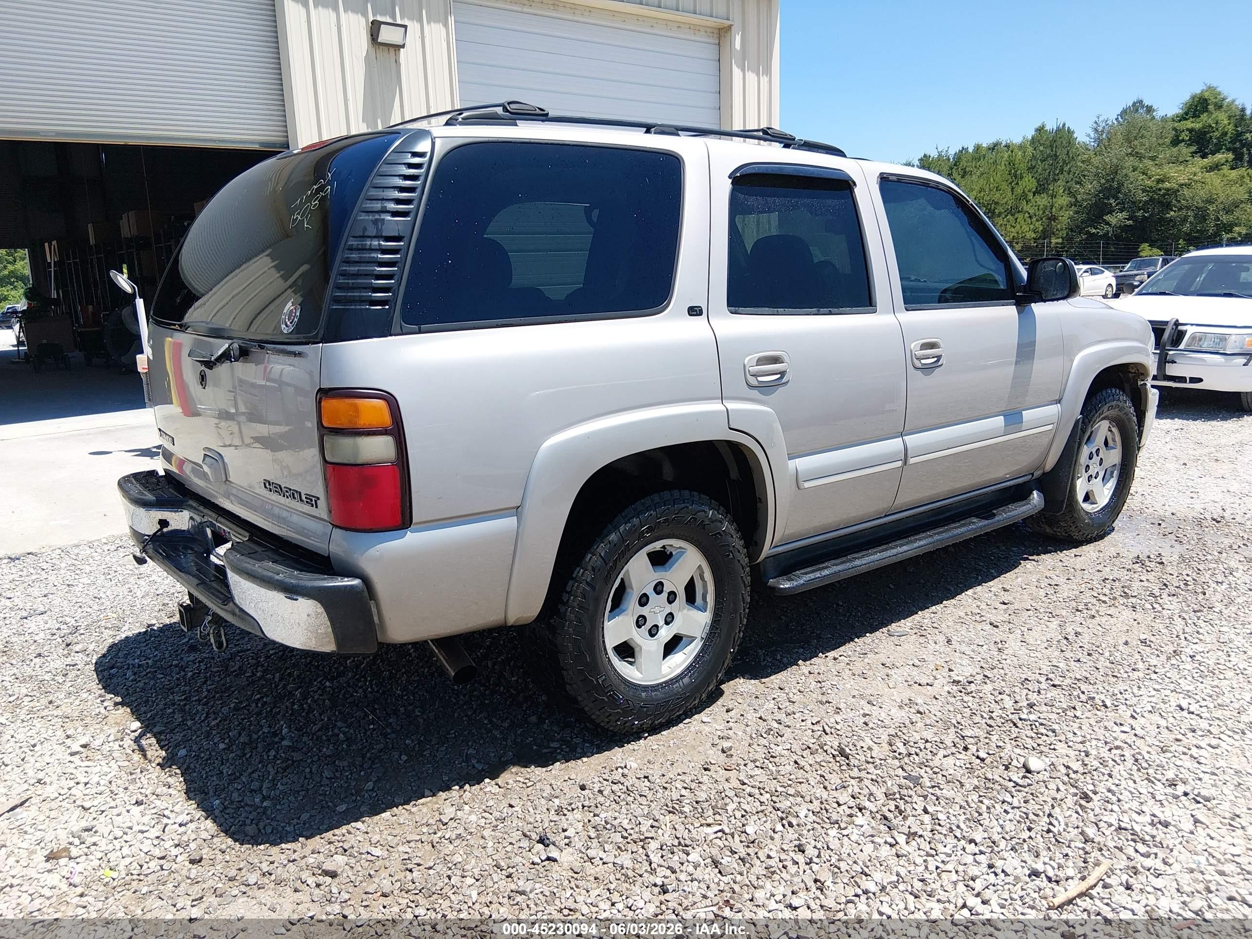 2004 Chevrolet Tahoe Lt Gray vin: 1GNEK13Z74R150891