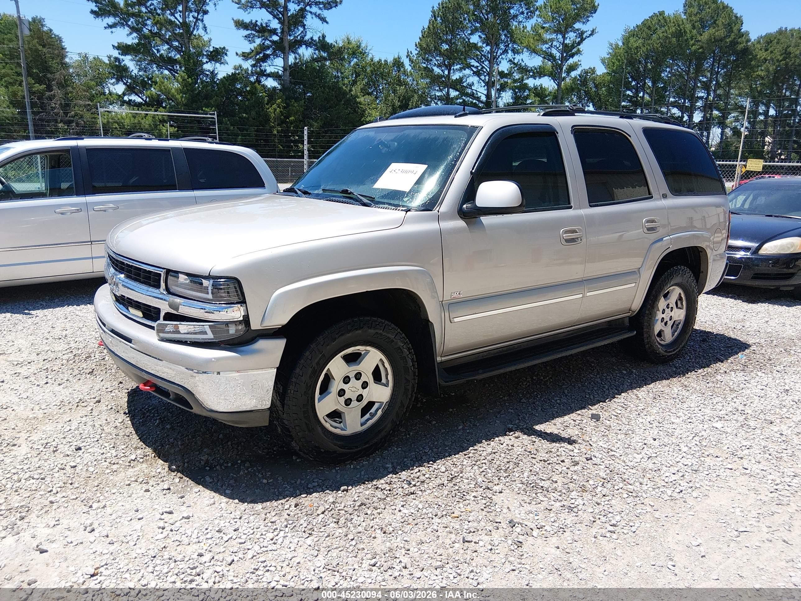 2004 Chevrolet Tahoe Lt Gray vin: 1GNEK13Z74R150891