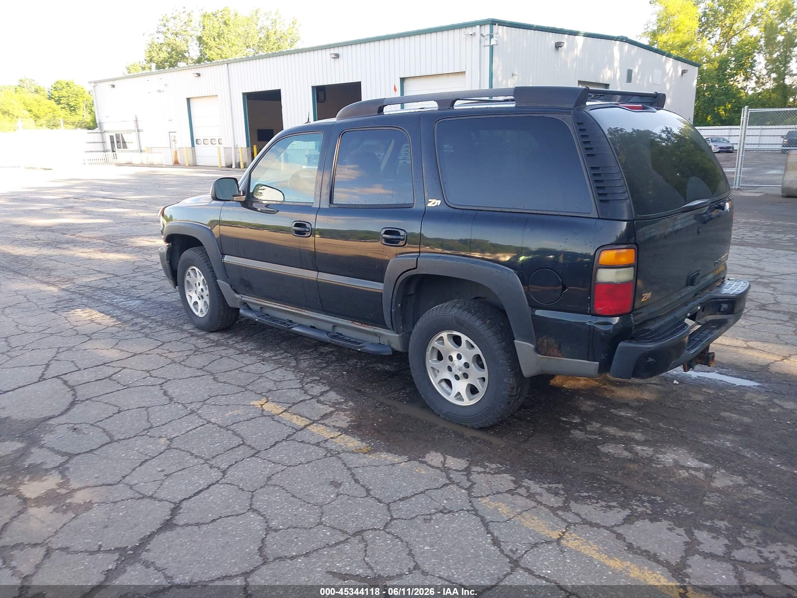 2004 Chevrolet Tahoe Z71 Black vin: 1GNEK13Z74R244401