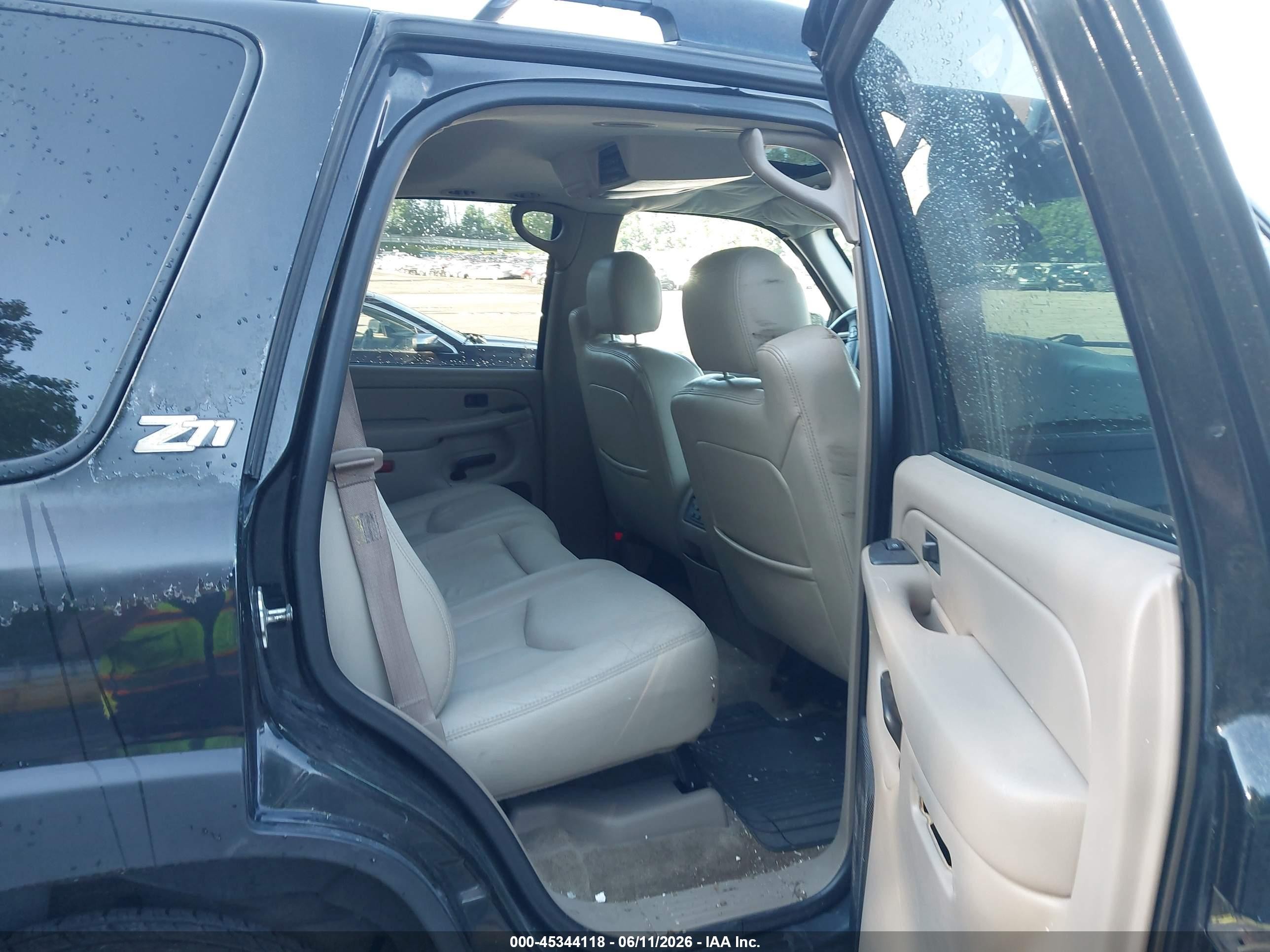 2004 Chevrolet Tahoe Z71 Black vin: 1GNEK13Z74R244401