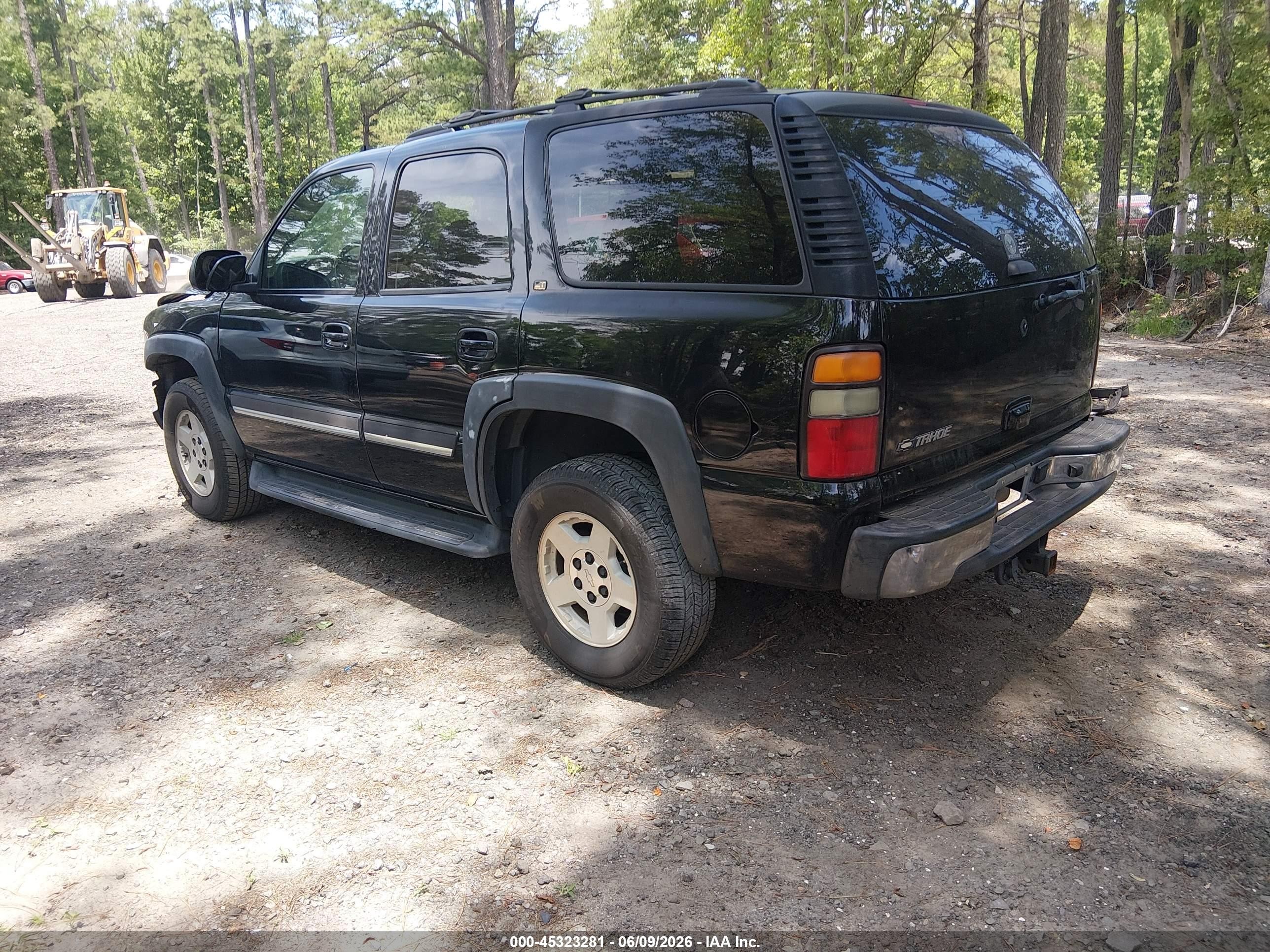 2006 Chevrolet Tahoe Lt Black vin: 1GNEK13Z76R164020
