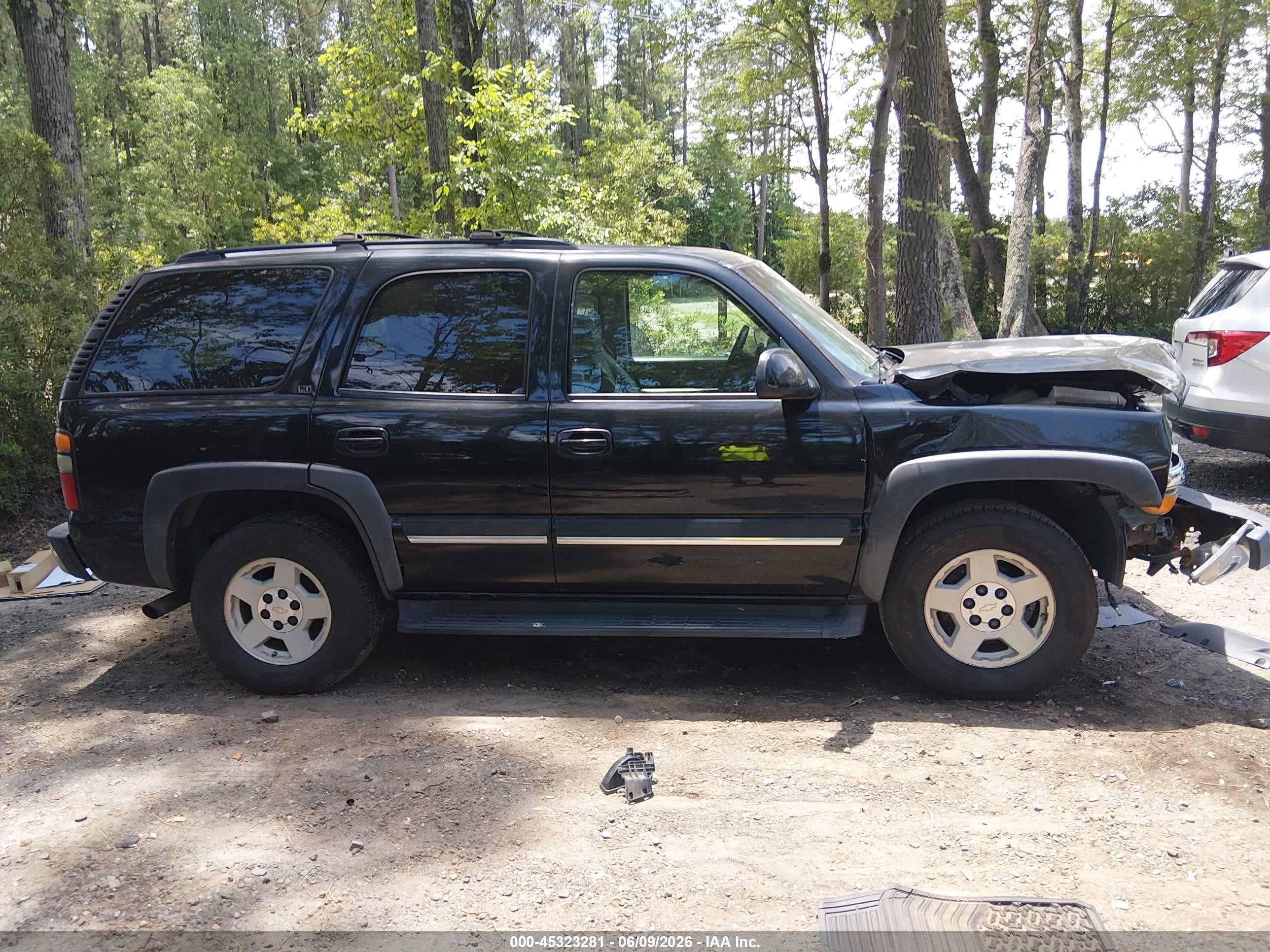 2006 Chevrolet Tahoe Lt Black vin: 1GNEK13Z76R164020