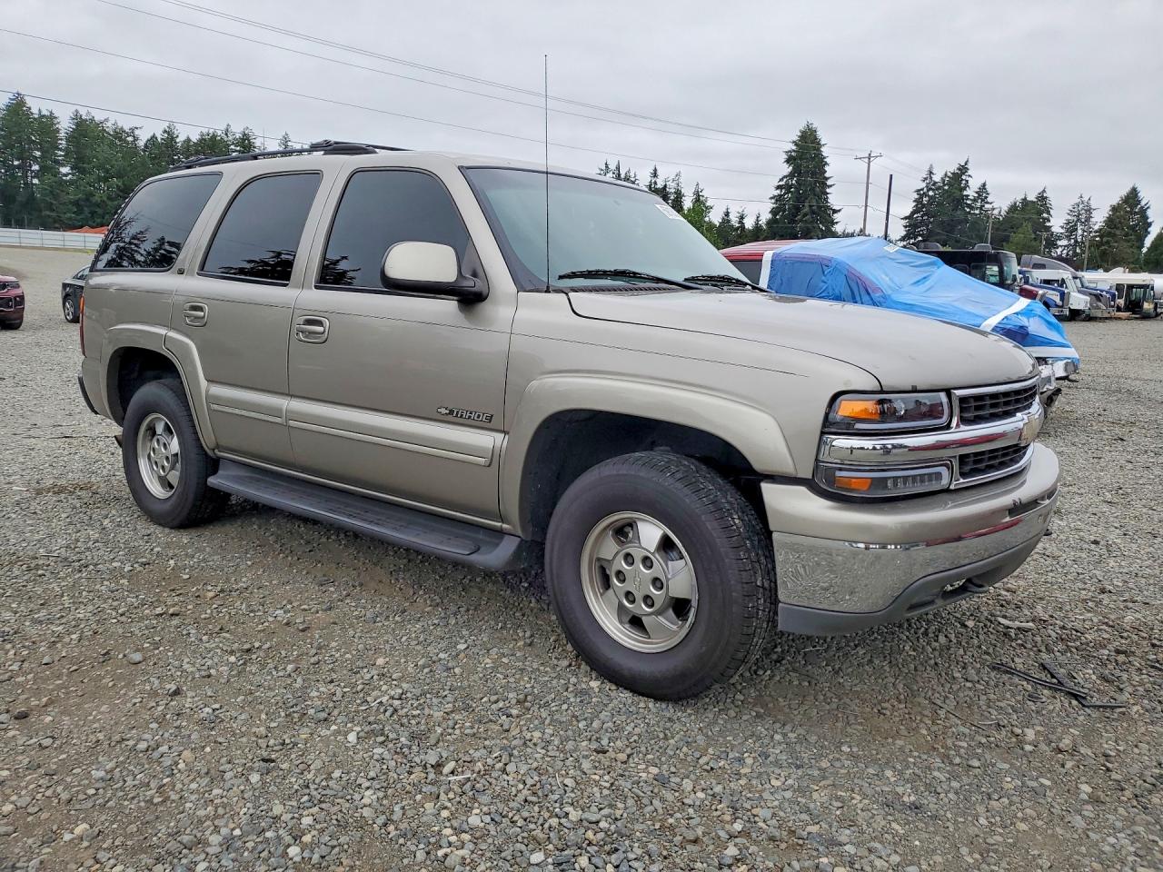 2002 Chevrolet Tahoe K1500 Silver vin: 1GNEK13Z82J250798