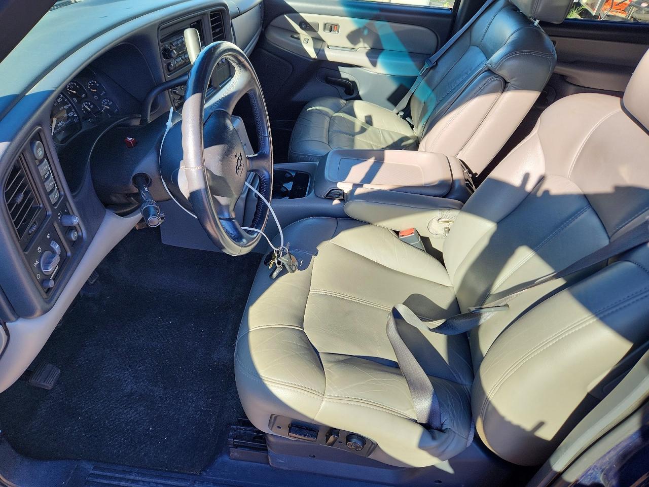 2002 Chevrolet Tahoe K1500 Blue vin: 1GNEK13Z82J283588