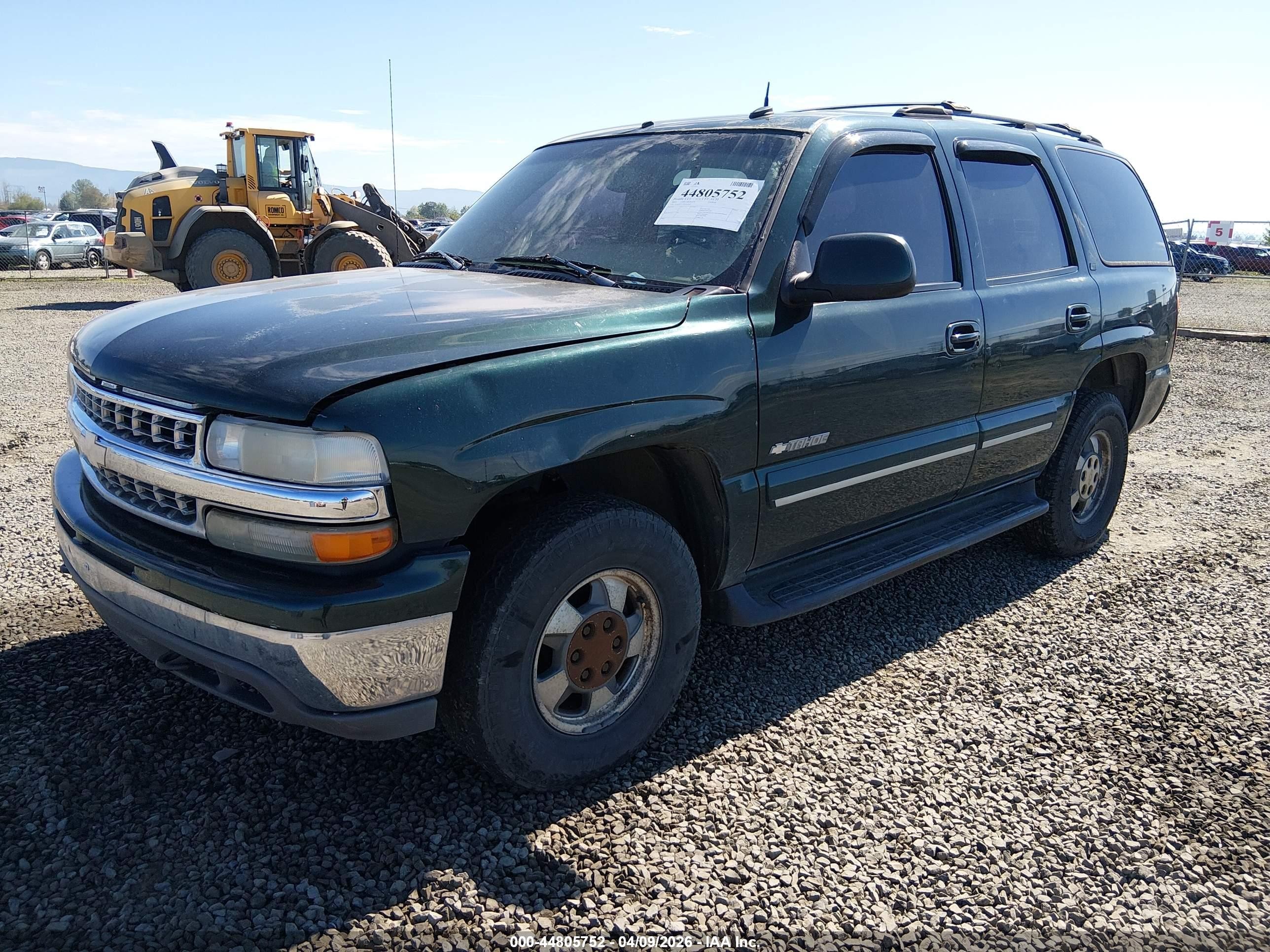 2003 Chevrolet Tahoe Lt Green vin: 1GNEK13Z83J262807