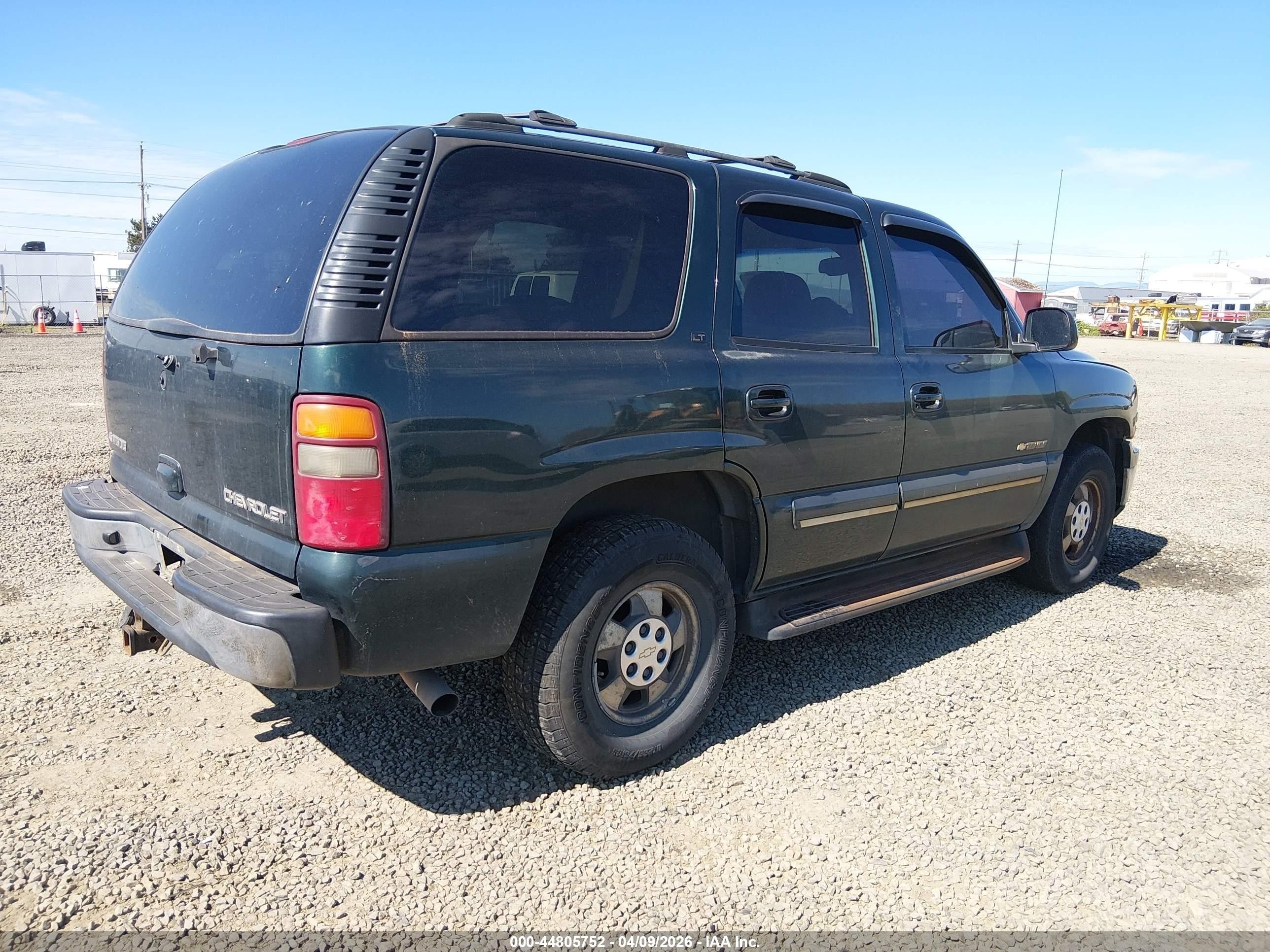 2003 Chevrolet Tahoe Lt Green vin: 1GNEK13Z83J262807