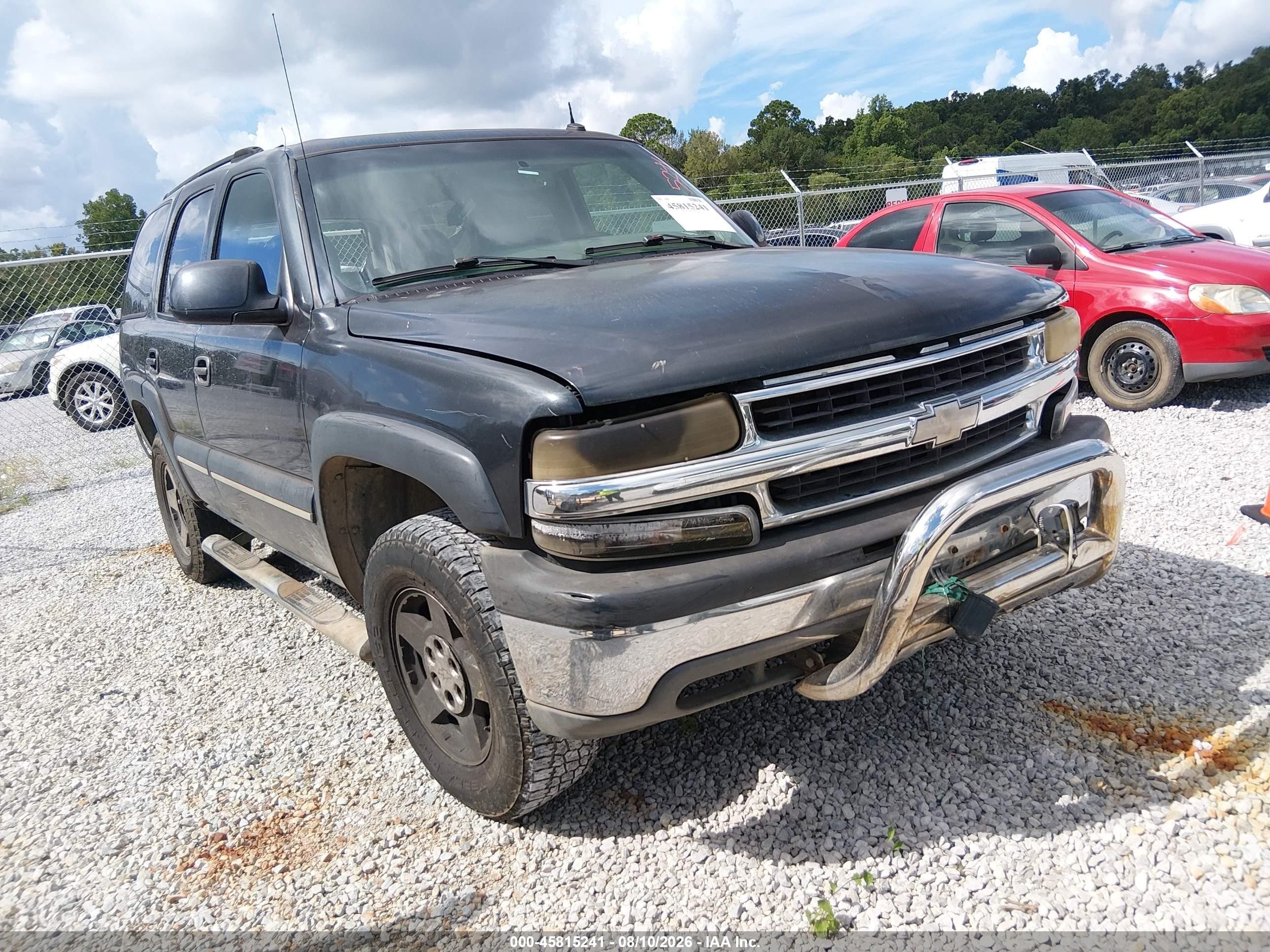 2003 Chevrolet Tahoe Lt Black vin: 1GNEK13Z83R298305