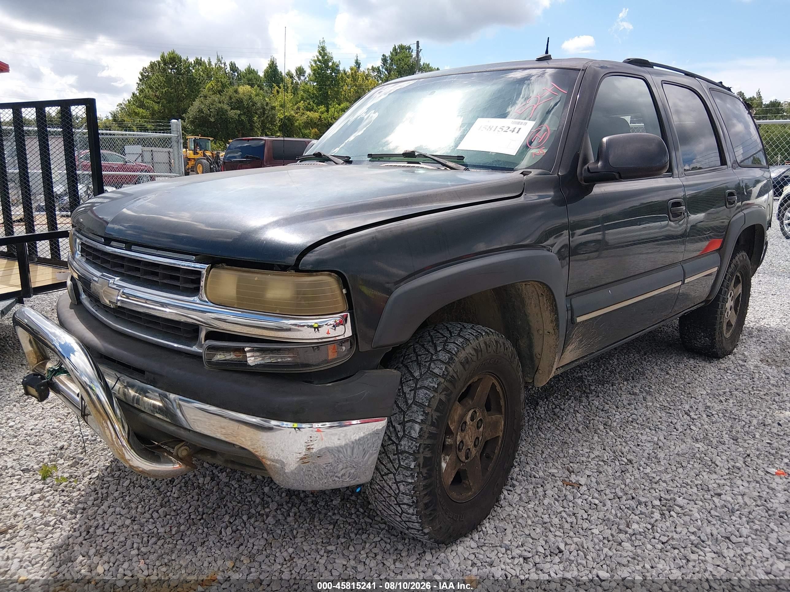 2003 Chevrolet Tahoe Lt Black vin: 1GNEK13Z83R298305