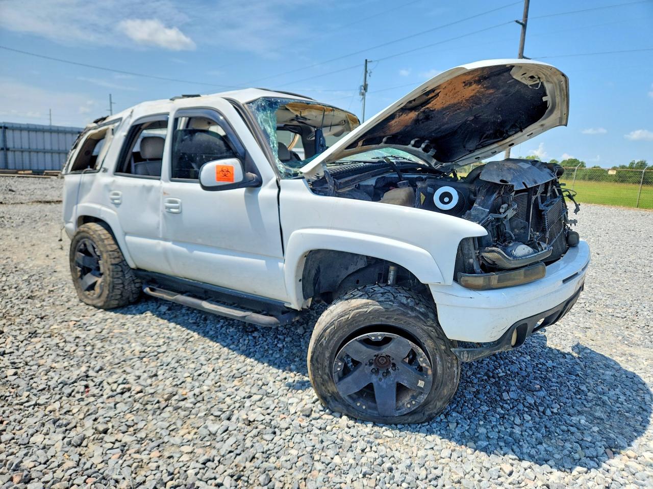 2003 Chevrolet Tahoe K1500 Белый vin: 1GNEK13Z83R313787
