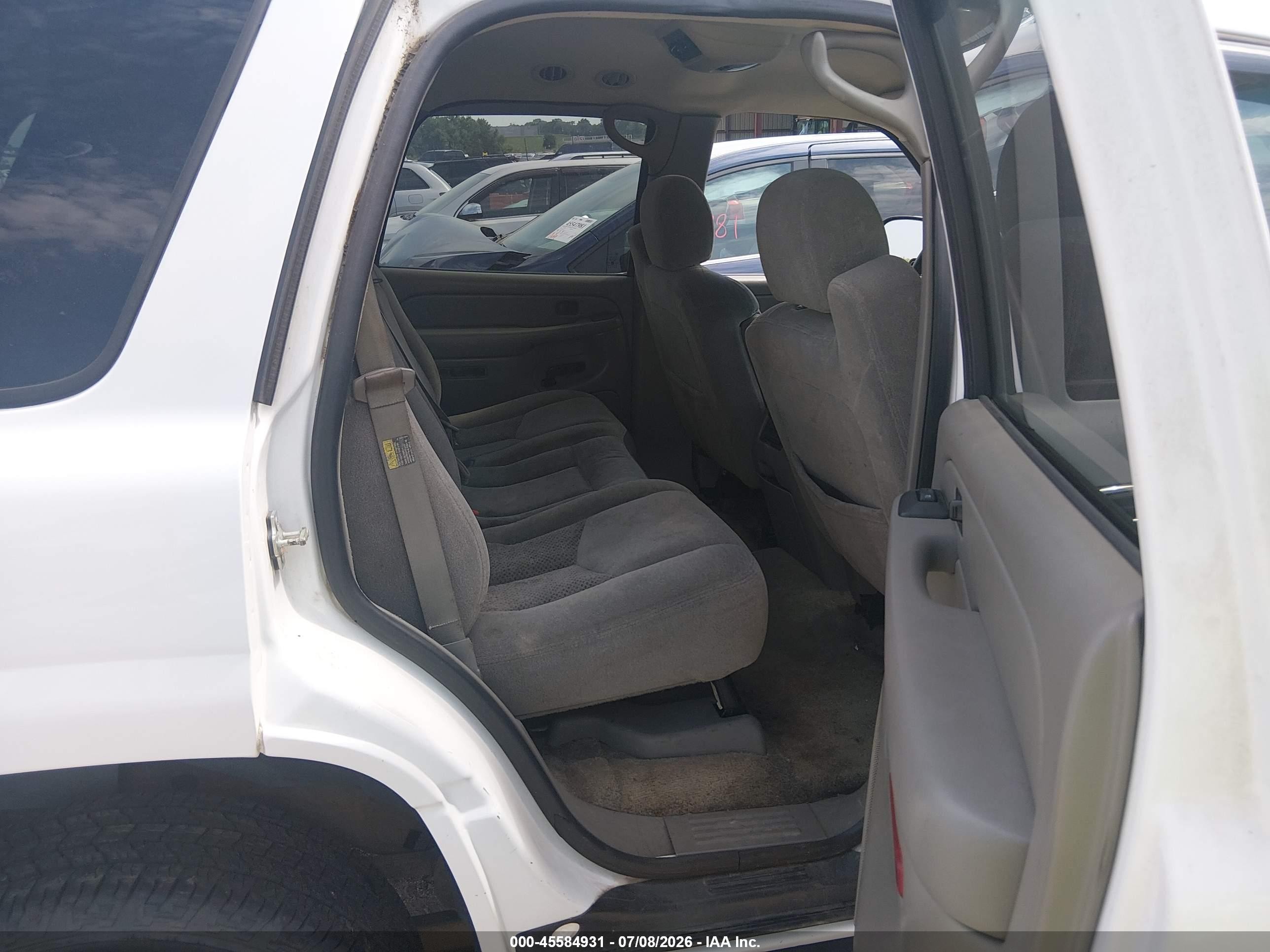 2004 Chevrolet Tahoe Ls White vin: 1GNEK13Z84R202979