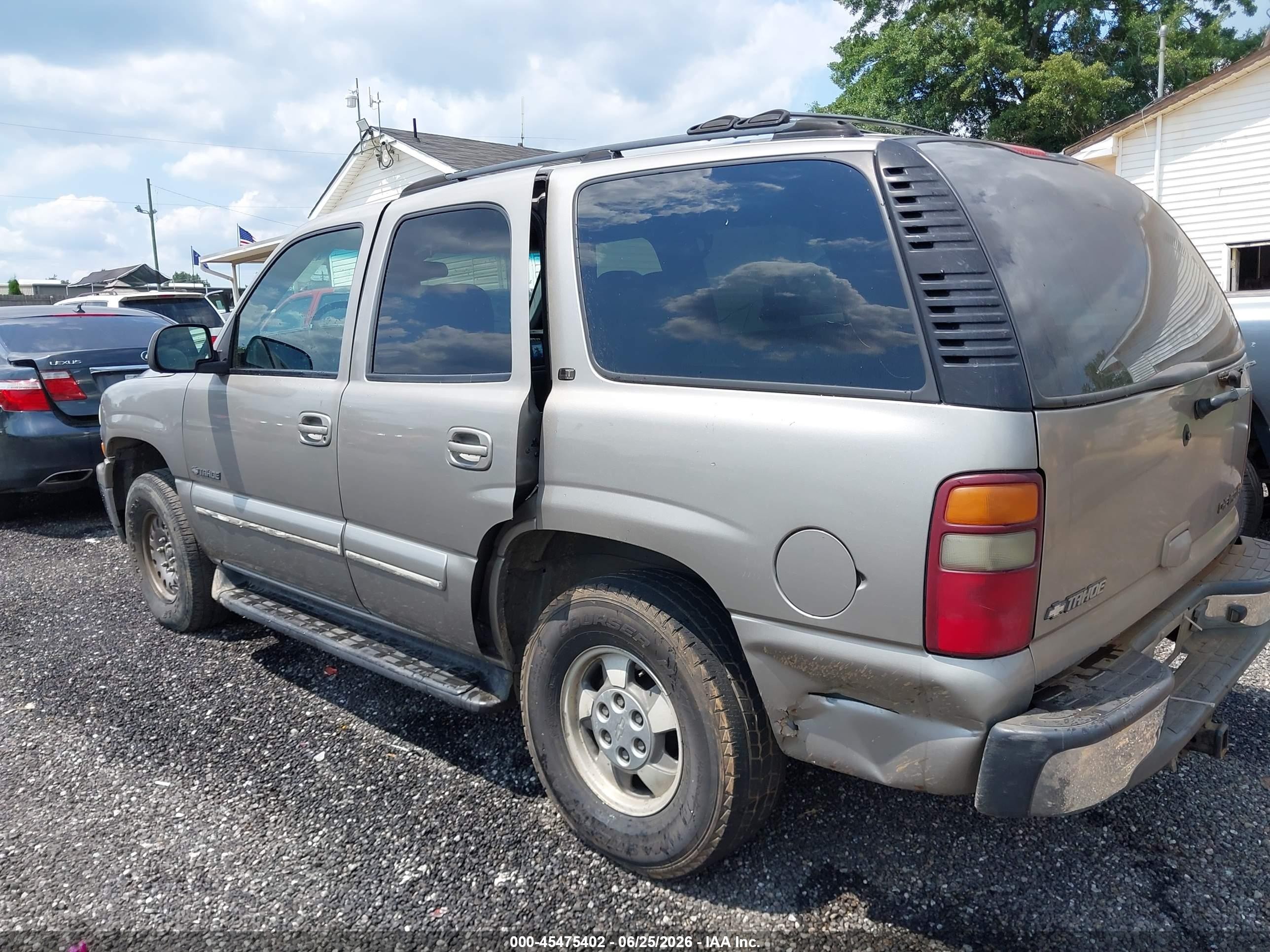 2002 Chevrolet Tahoe Lt Champagne vin: 1GNEK13Z92J263379