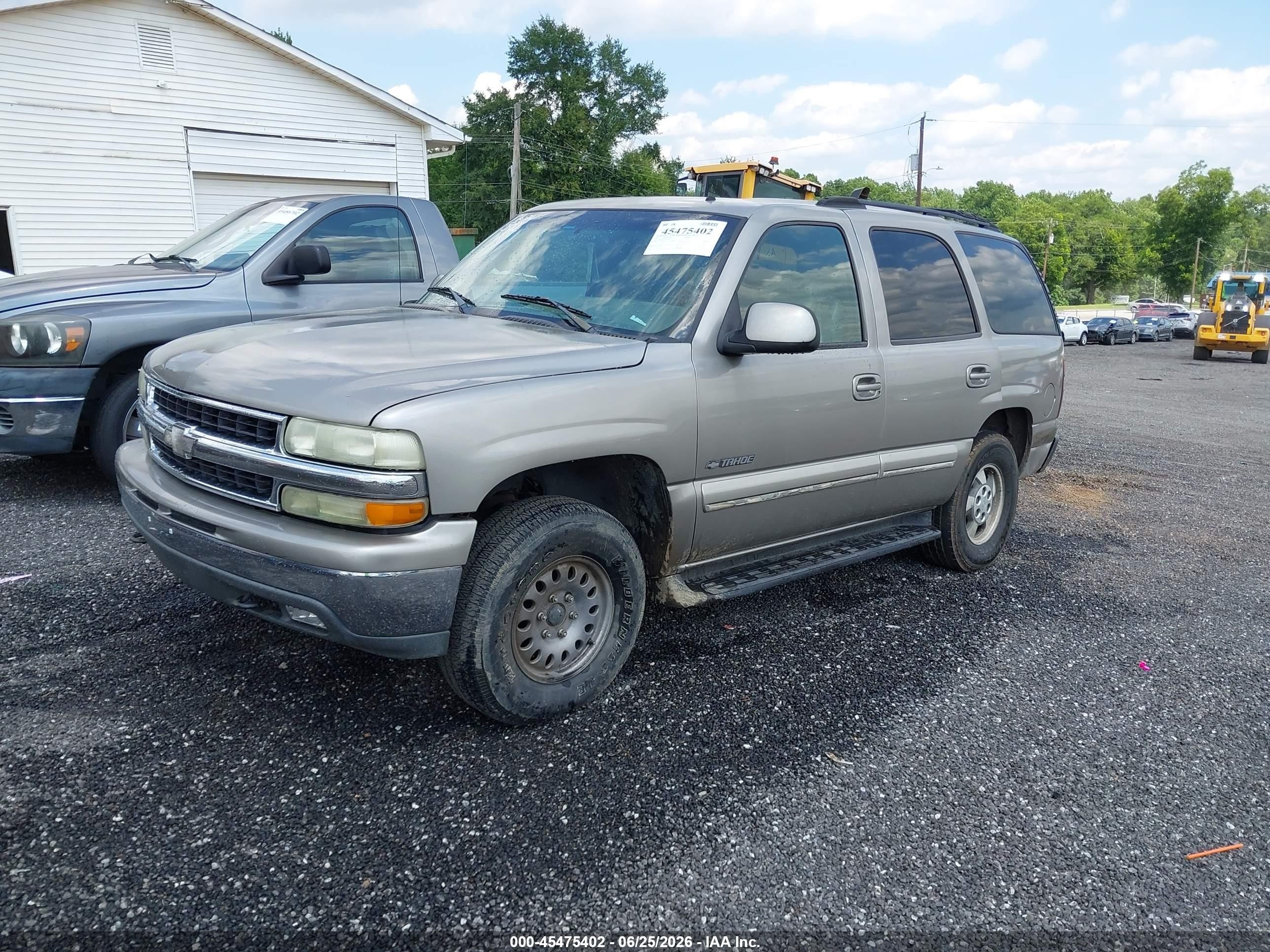 2002 Chevrolet Tahoe Lt Champagne vin: 1GNEK13Z92J263379