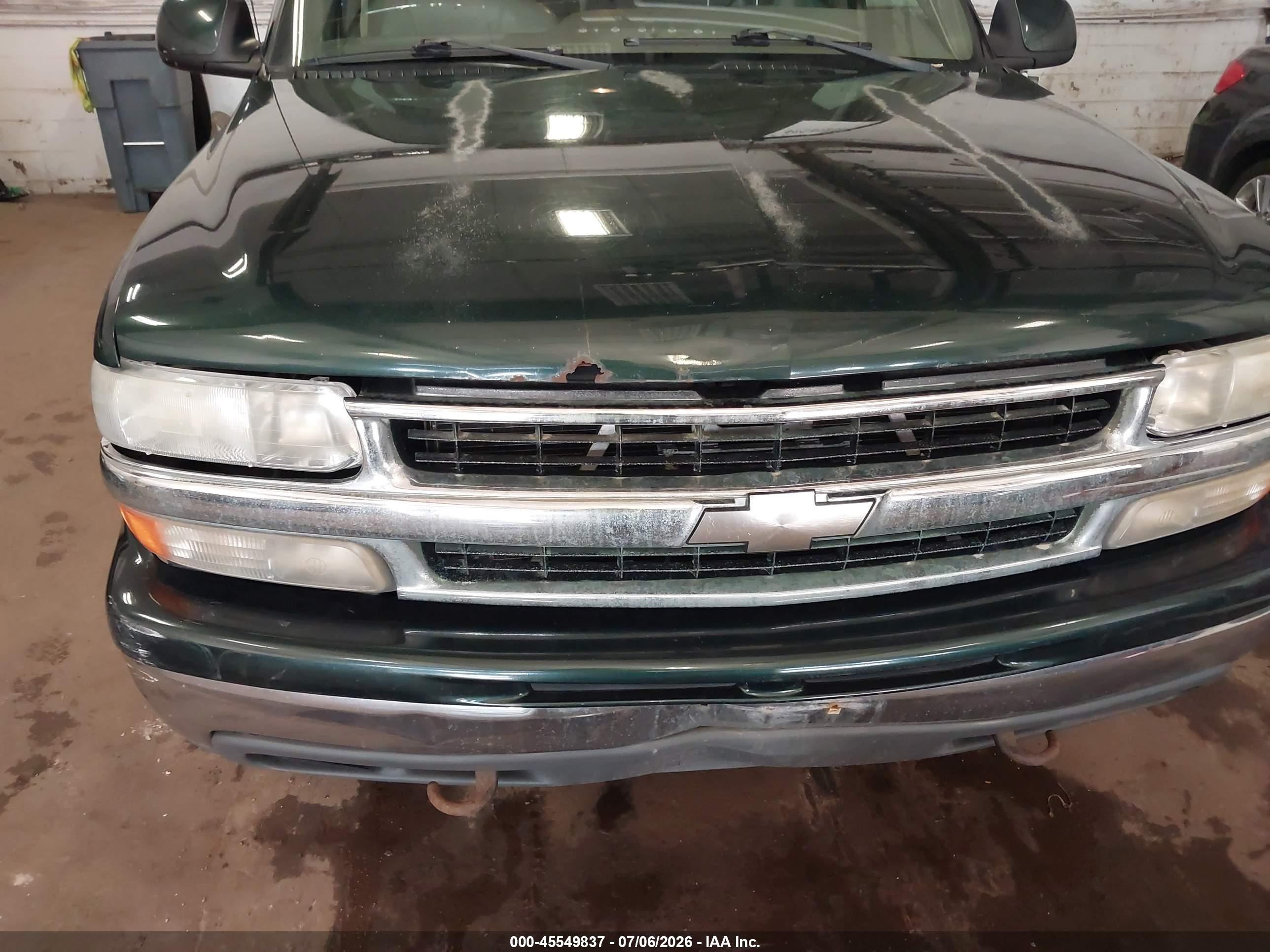 2002 Chevrolet Tahoe Lt Green vin: 1GNEK13Z92J276911