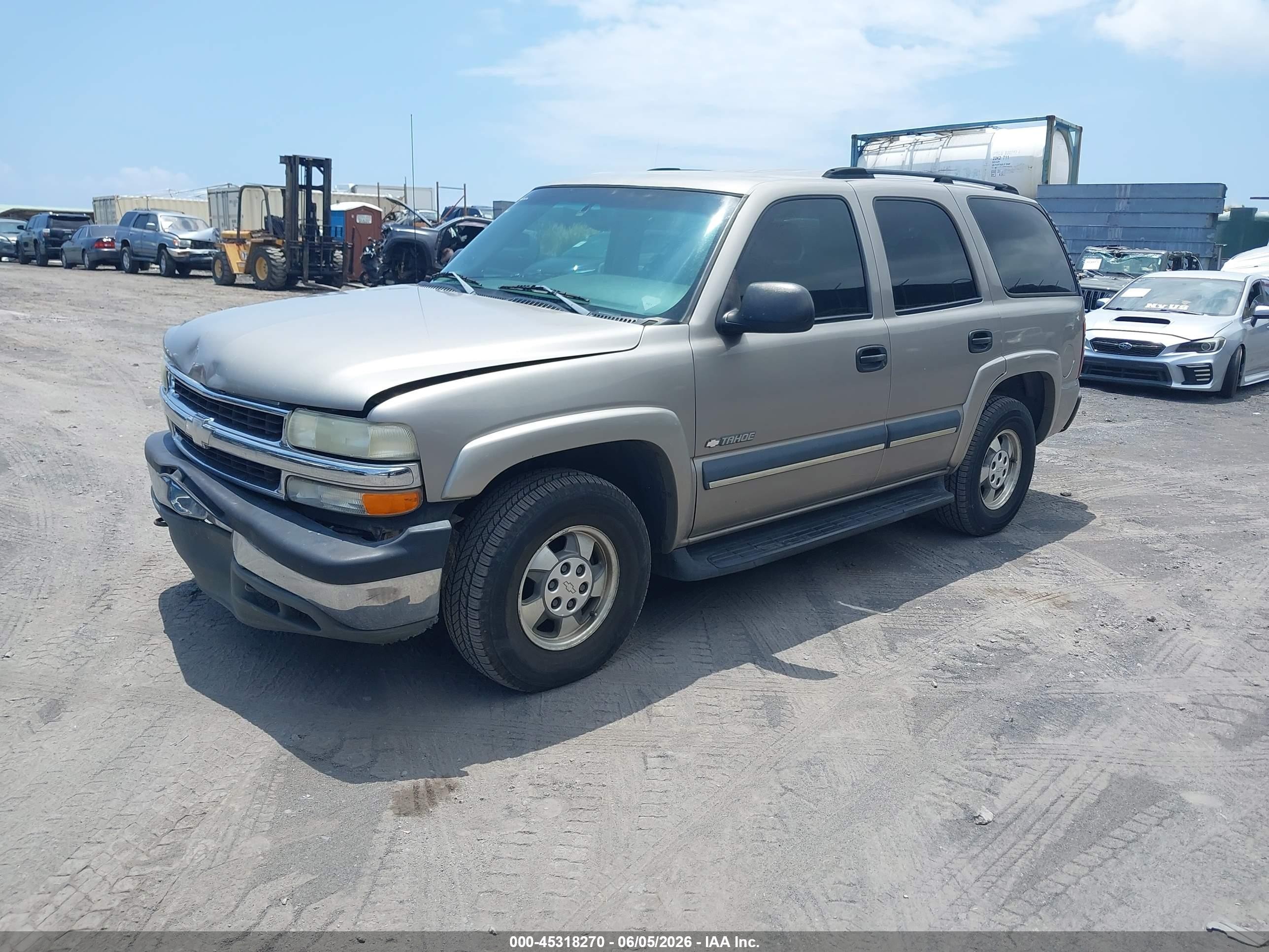 2003 Chevrolet Tahoe Ls Gold vin: 1GNEK13Z93J173327