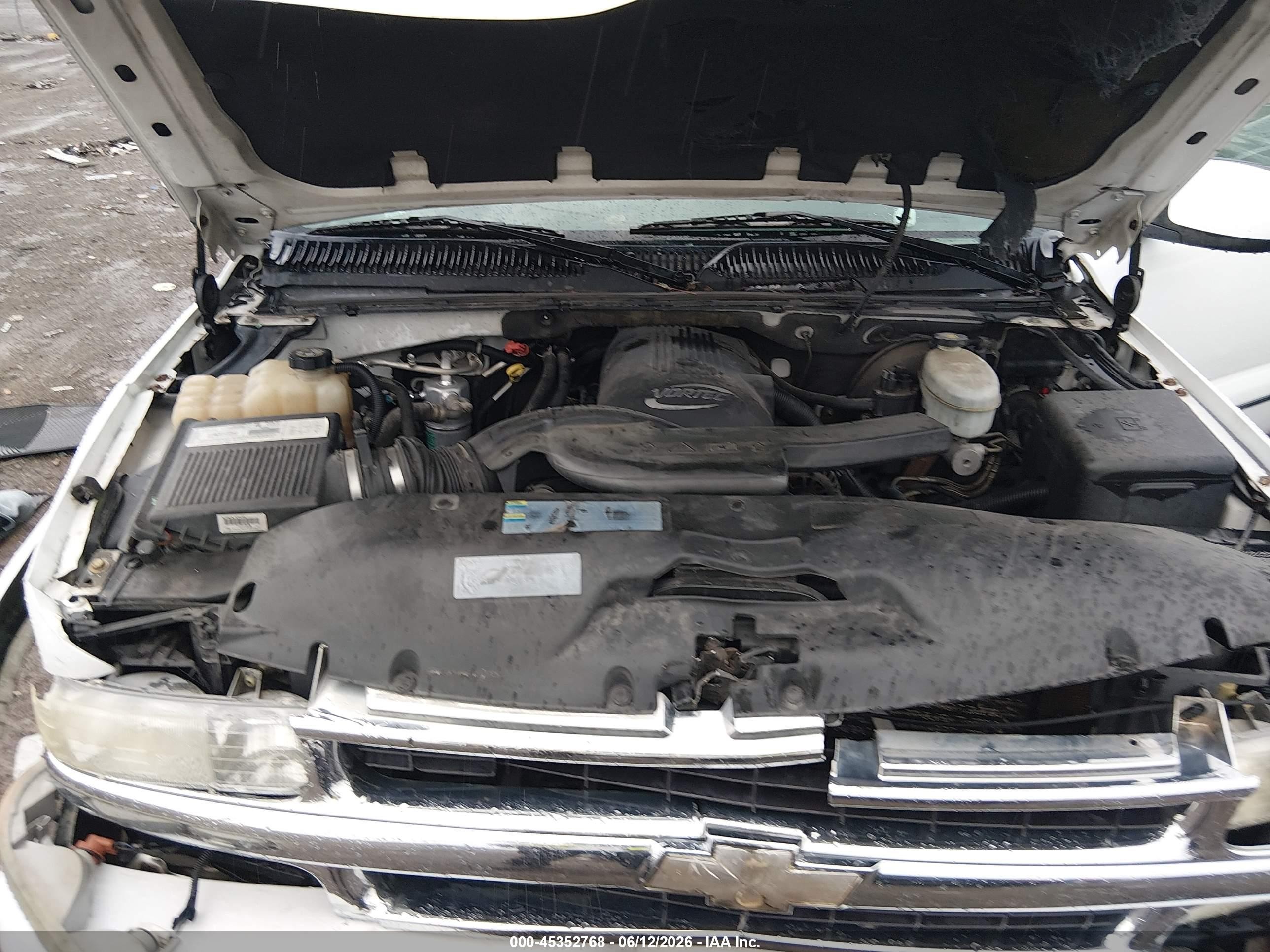 2003 Chevrolet Tahoe Lt White vin: 1GNEK13Z93R248643