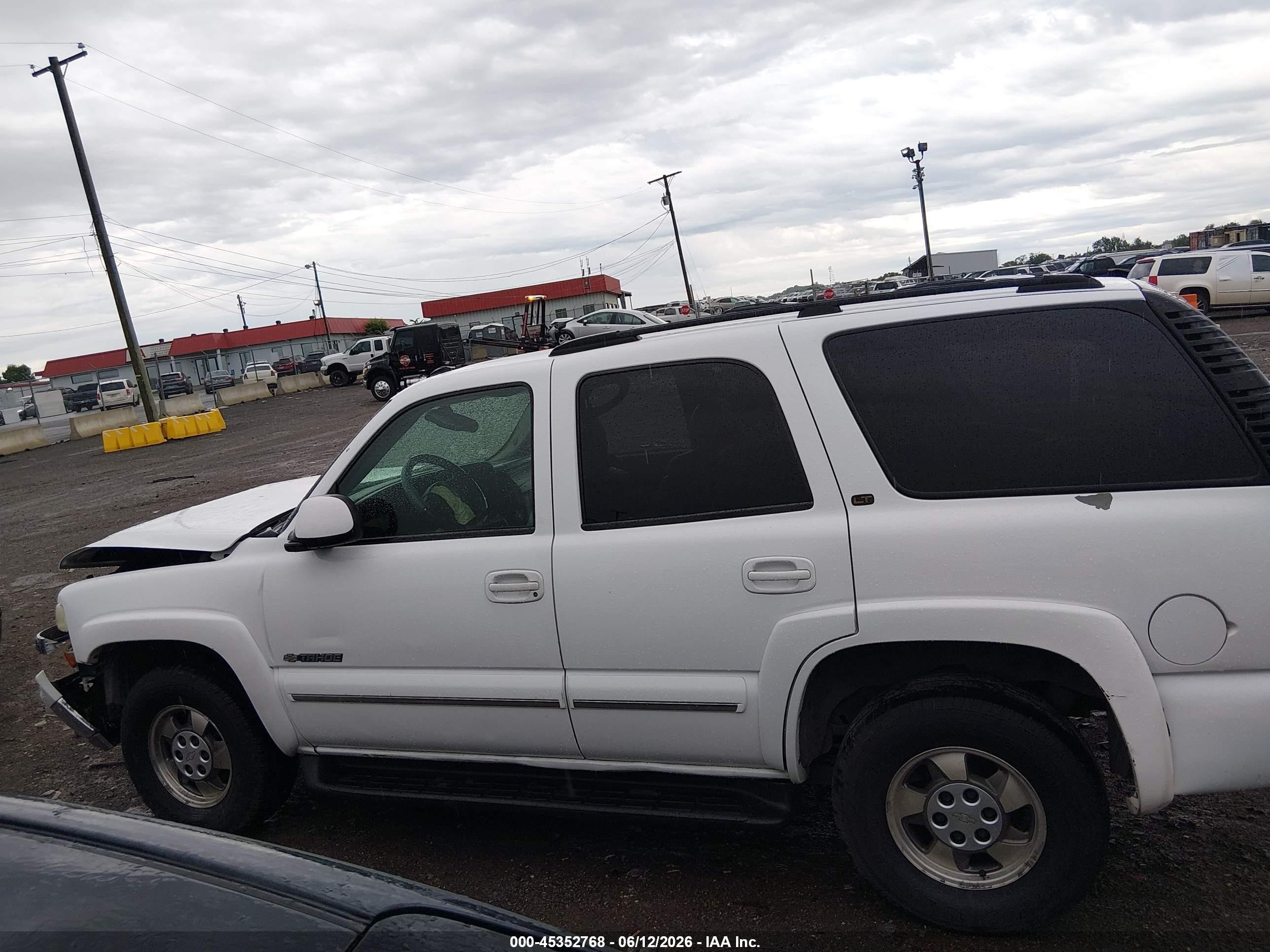 2003 Chevrolet Tahoe Lt White vin: 1GNEK13Z93R248643