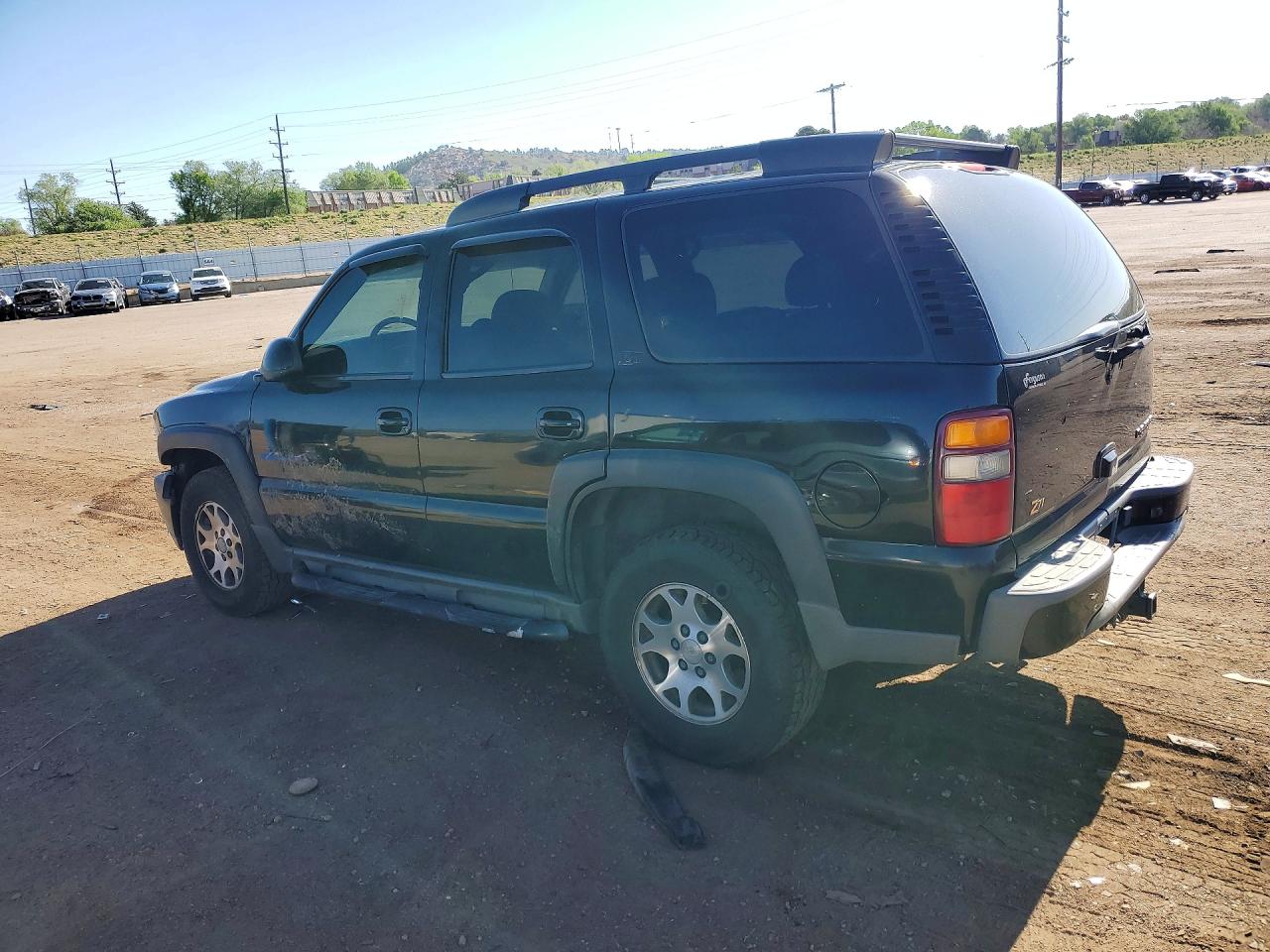 2003 Chevrolet Tahoe K1500 Blue vin: 1GNEK13Z93R256127