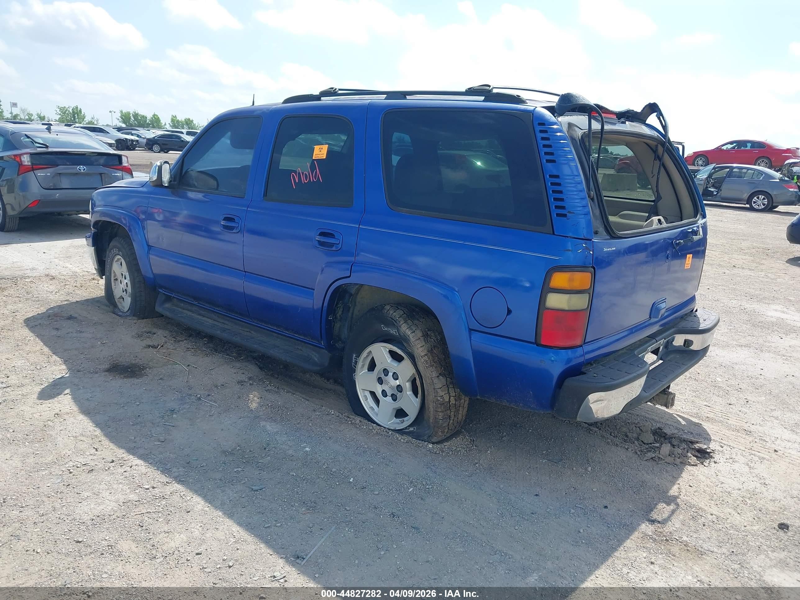 2004 Chevrolet Tahoe Lt Blue vin: 1GNEK13Z94R251480