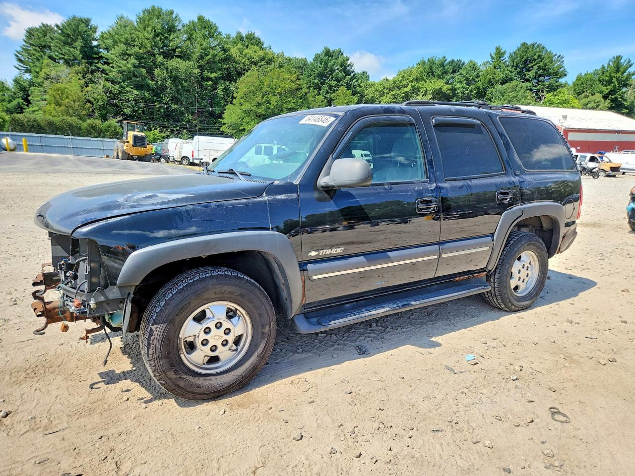 2002 Chevrolet Tahoe K1500 Black vin: 1GNEK13ZX2J213445