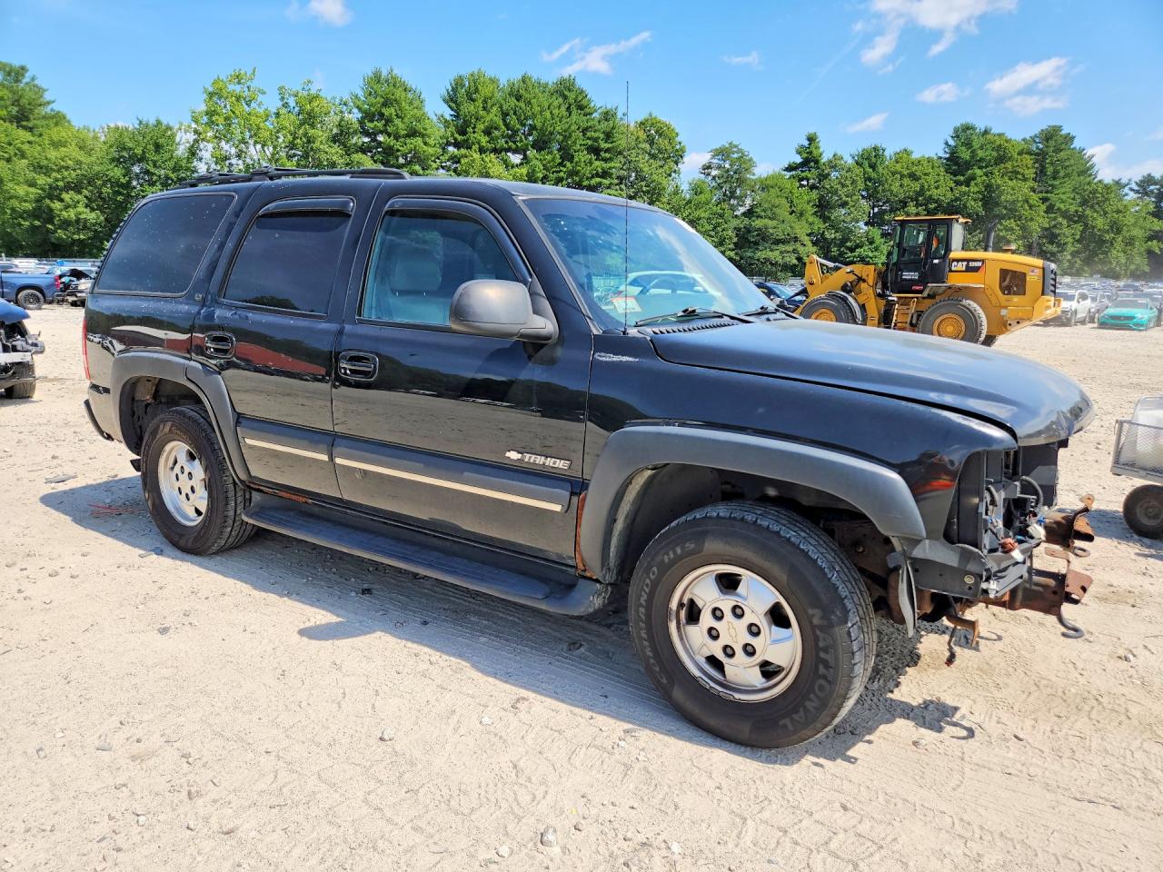 2002 Chevrolet Tahoe K1500 Black vin: 1GNEK13ZX2J213445
