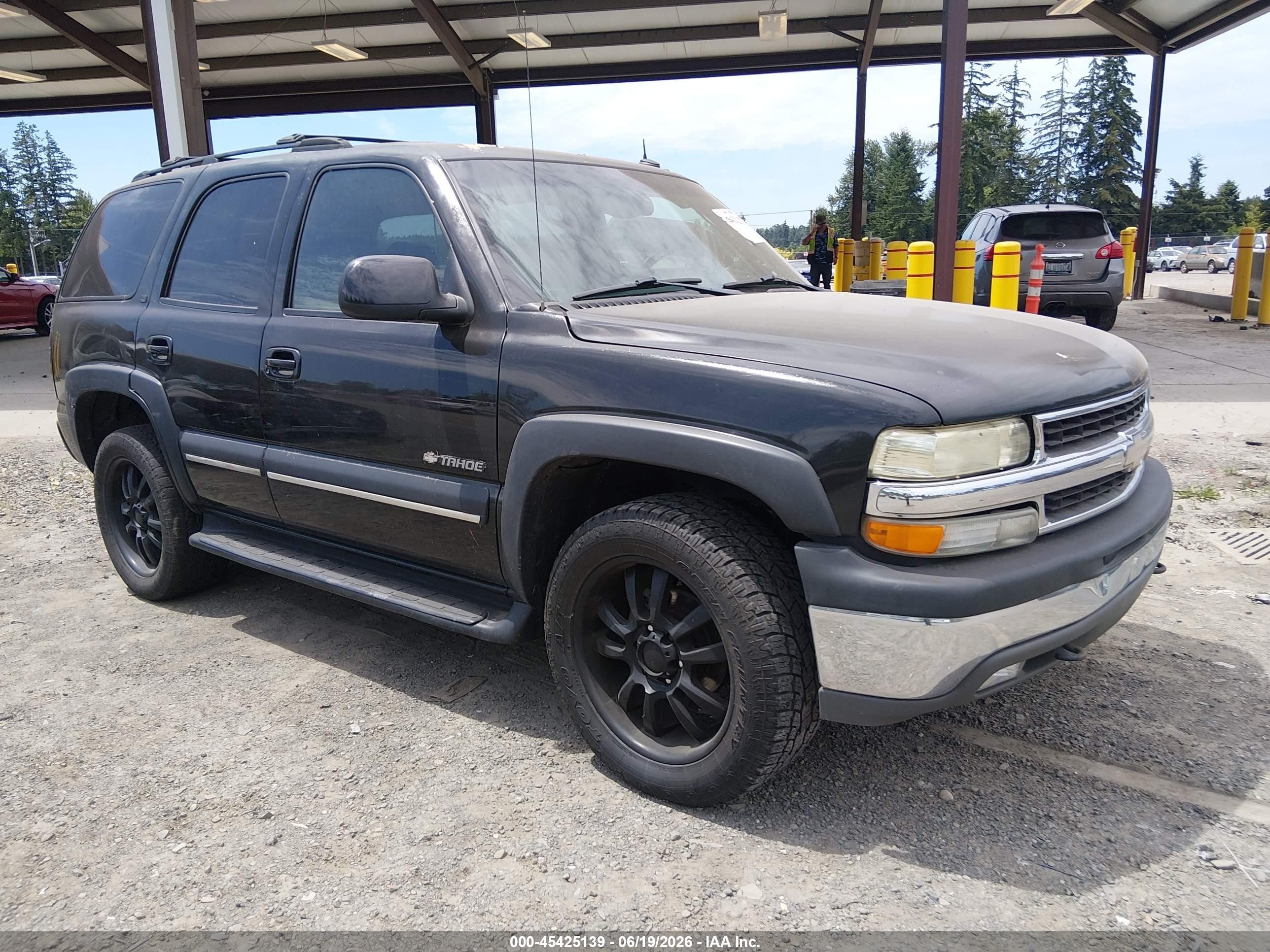 2002 Chevrolet Tahoe Ls/lt/z71 Black vin: 1GNEK13ZX2J289828