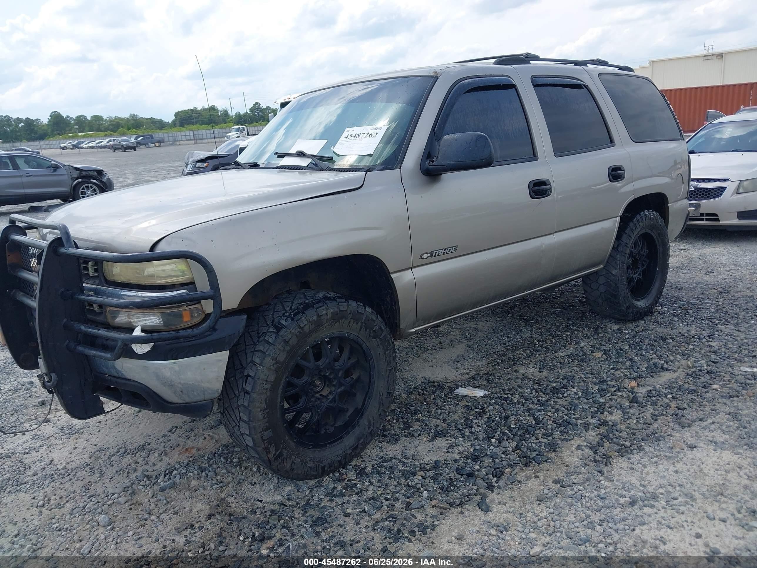 2002 Chevrolet Tahoe Ls Champagne vin: 1GNEK13ZX2R145553