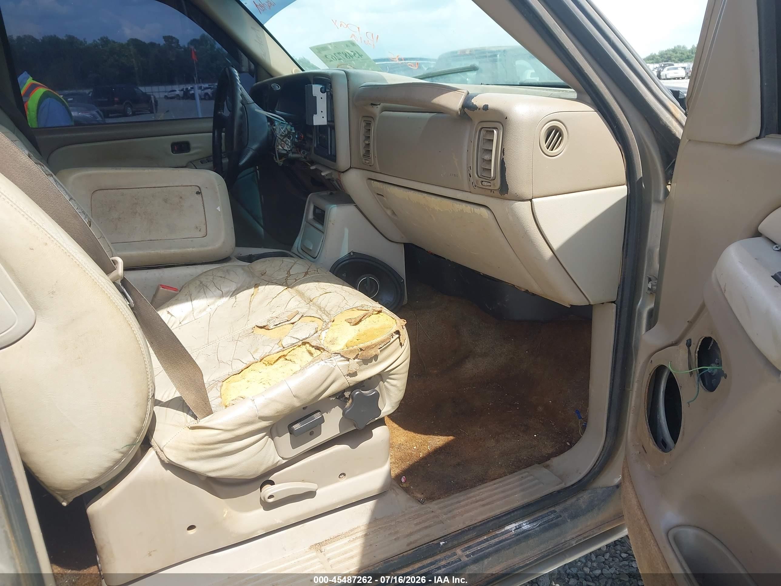 2002 Chevrolet Tahoe Ls Champagne vin: 1GNEK13ZX2R145553