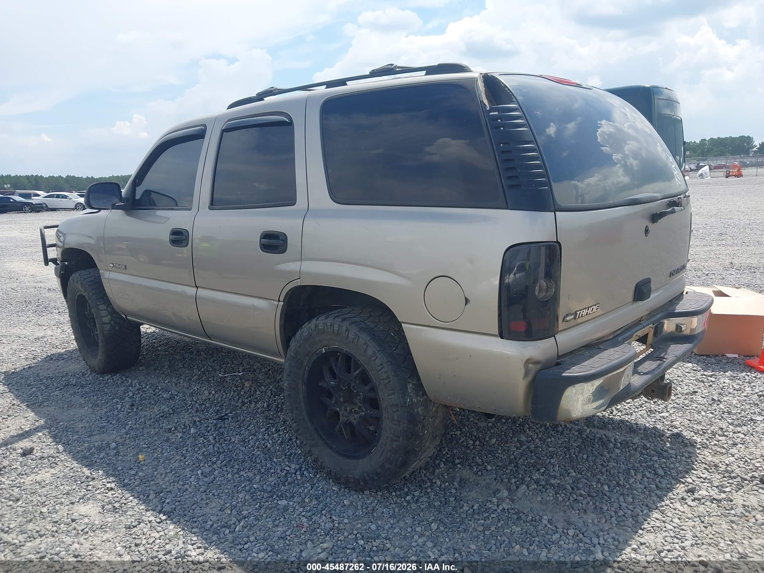 2002 Chevrolet Tahoe Ls Champagne vin: 1GNEK13ZX2R145553