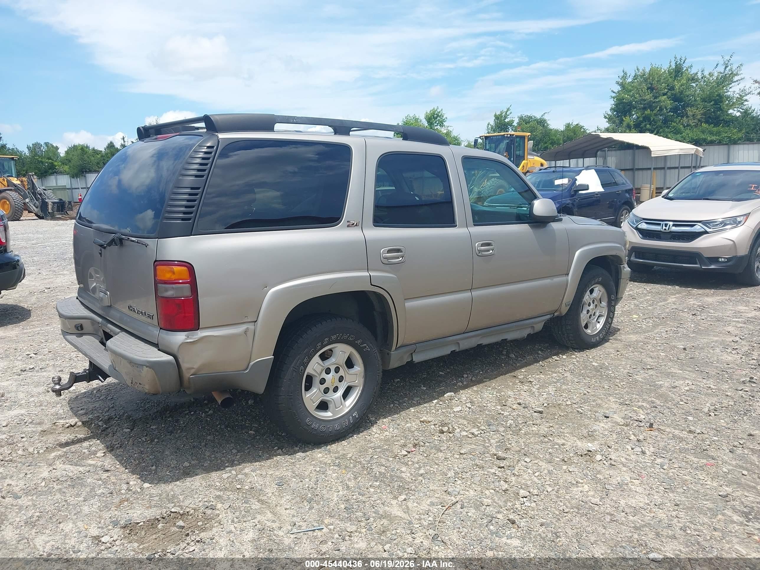 2003 Chevrolet Tahoe Z71 Champagne vin: 1GNEK13ZX3R248926