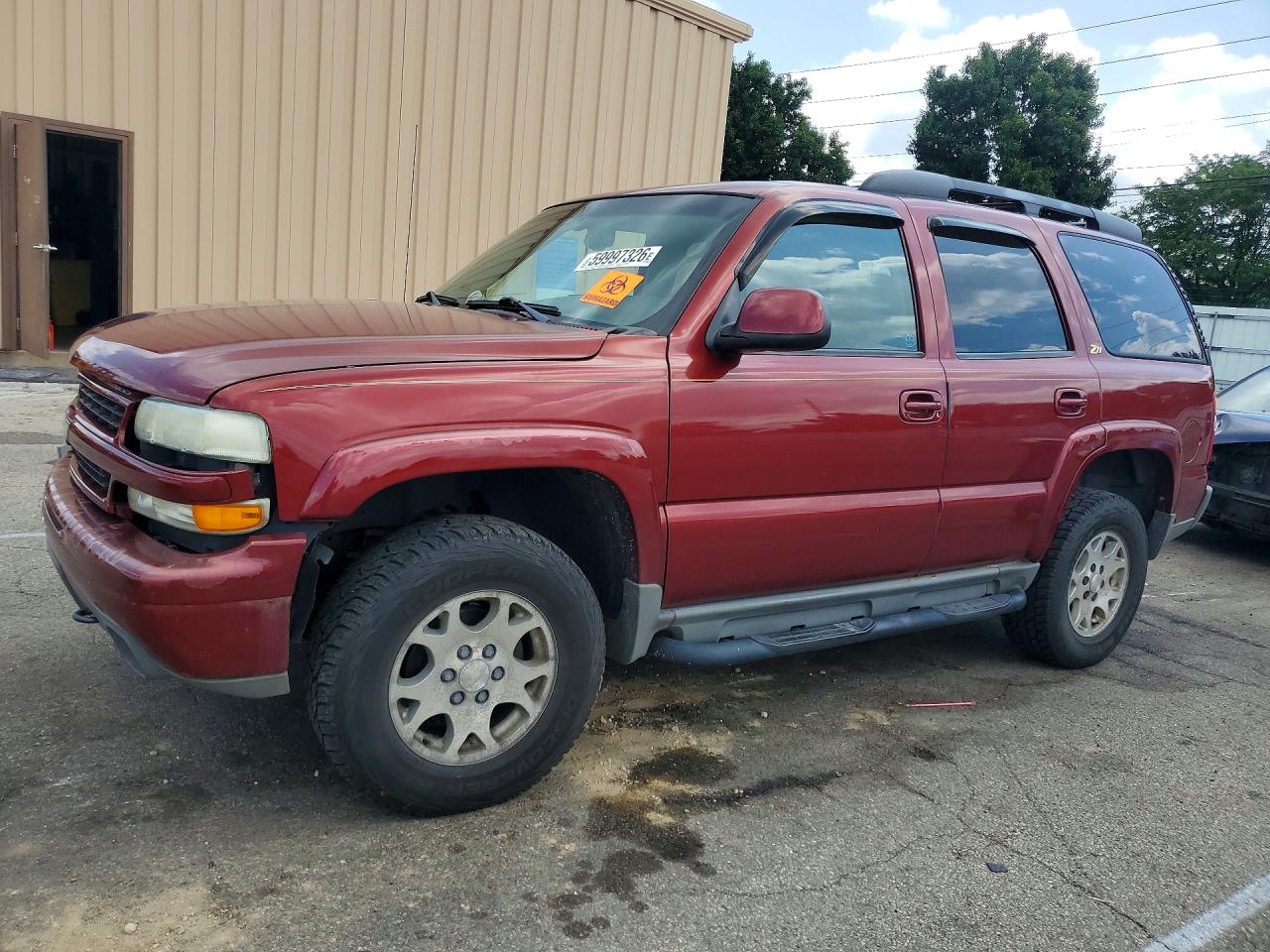 2003 Chevrolet Tahoe K1500 Maroon vin: 1GNEK13ZX3R288956