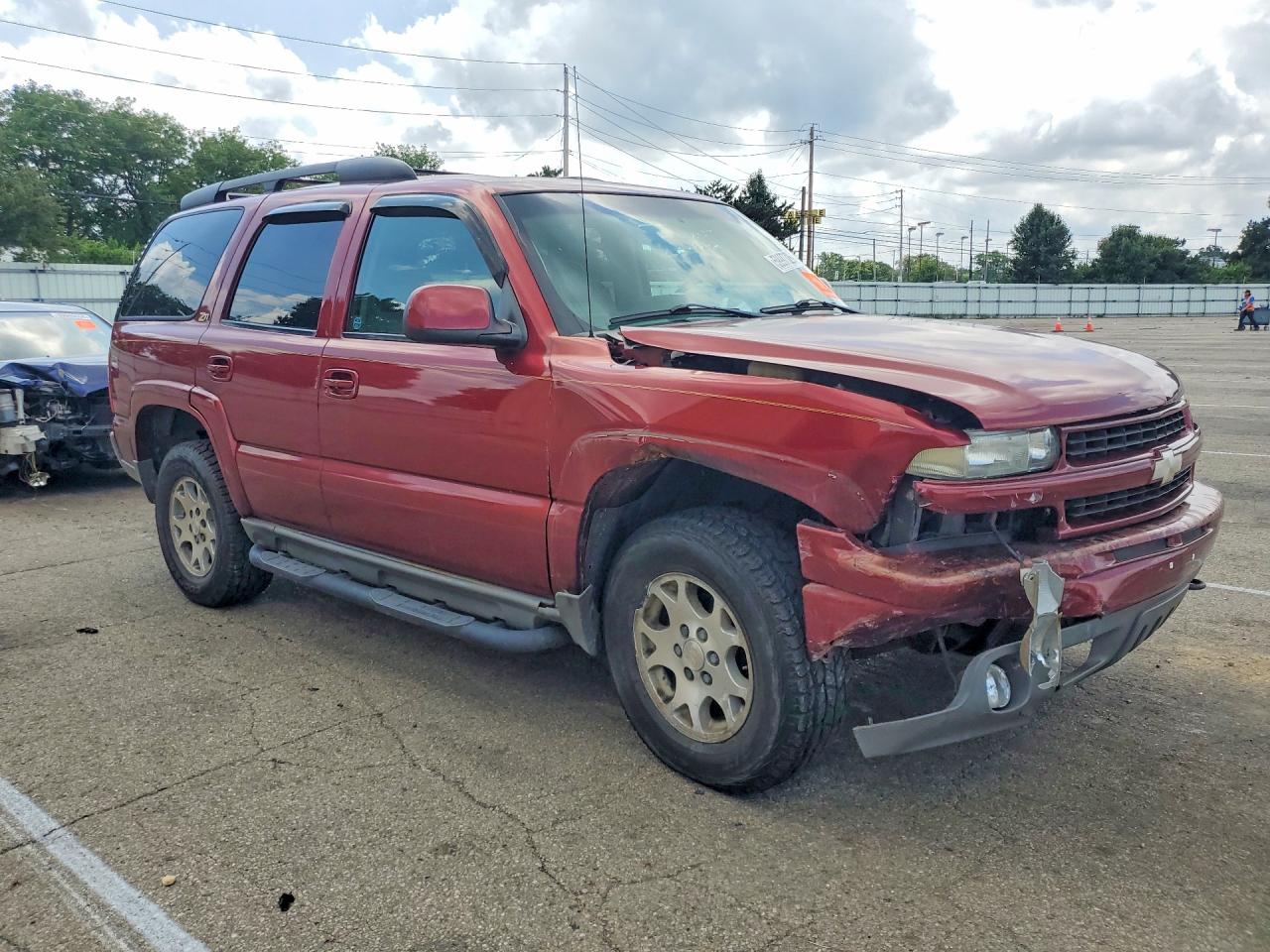 2003 Chevrolet Tahoe K1500 Maroon vin: 1GNEK13ZX3R288956