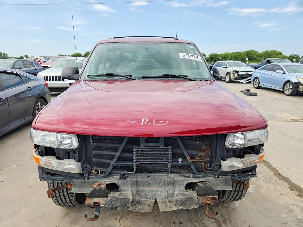 2004 Chevrolet Tahoe K1500 Burgundy vin: 1GNEK13ZX4J213240