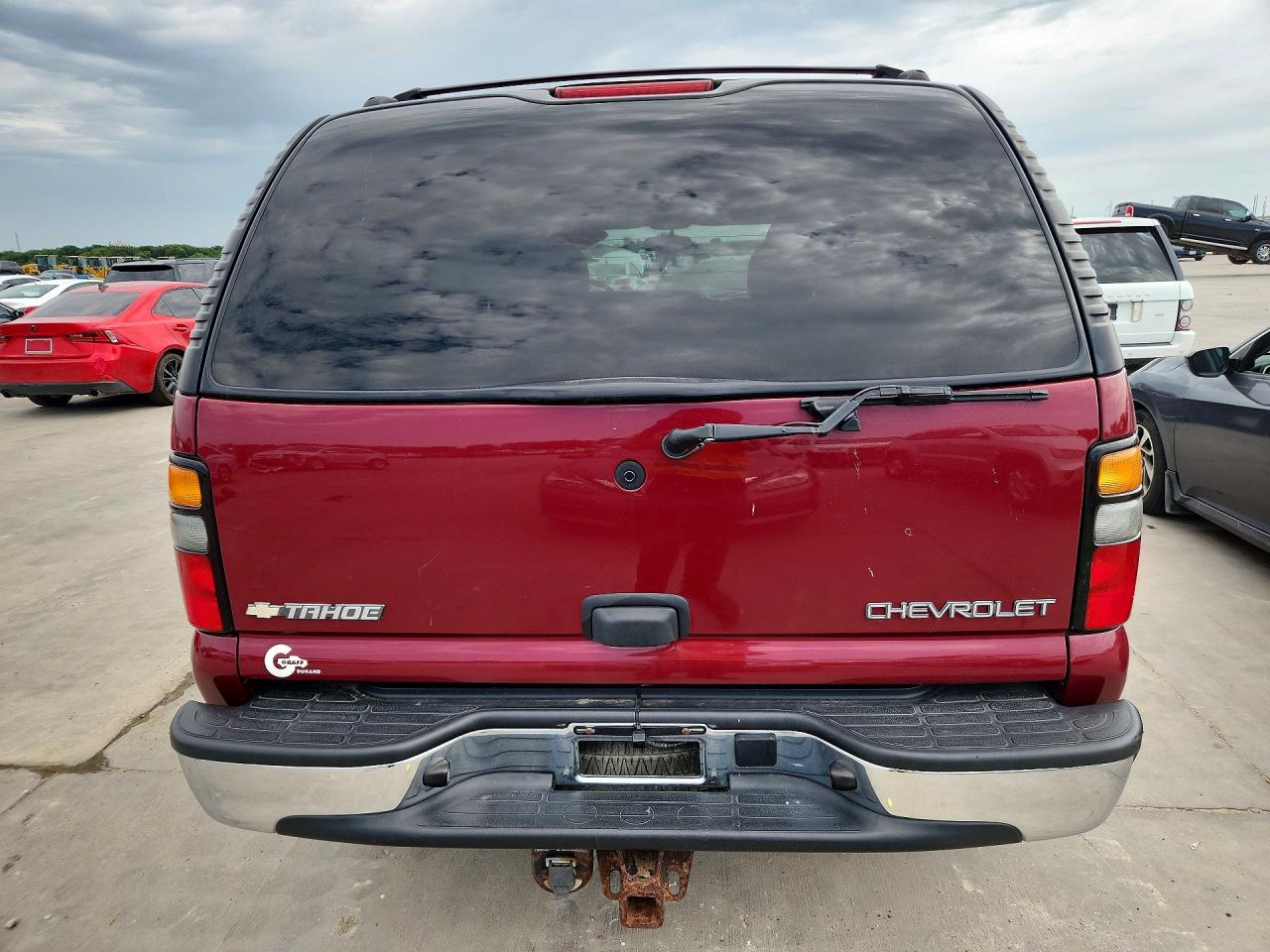 2004 Chevrolet Tahoe K1500 Burgundy vin: 1GNEK13ZX4J213240