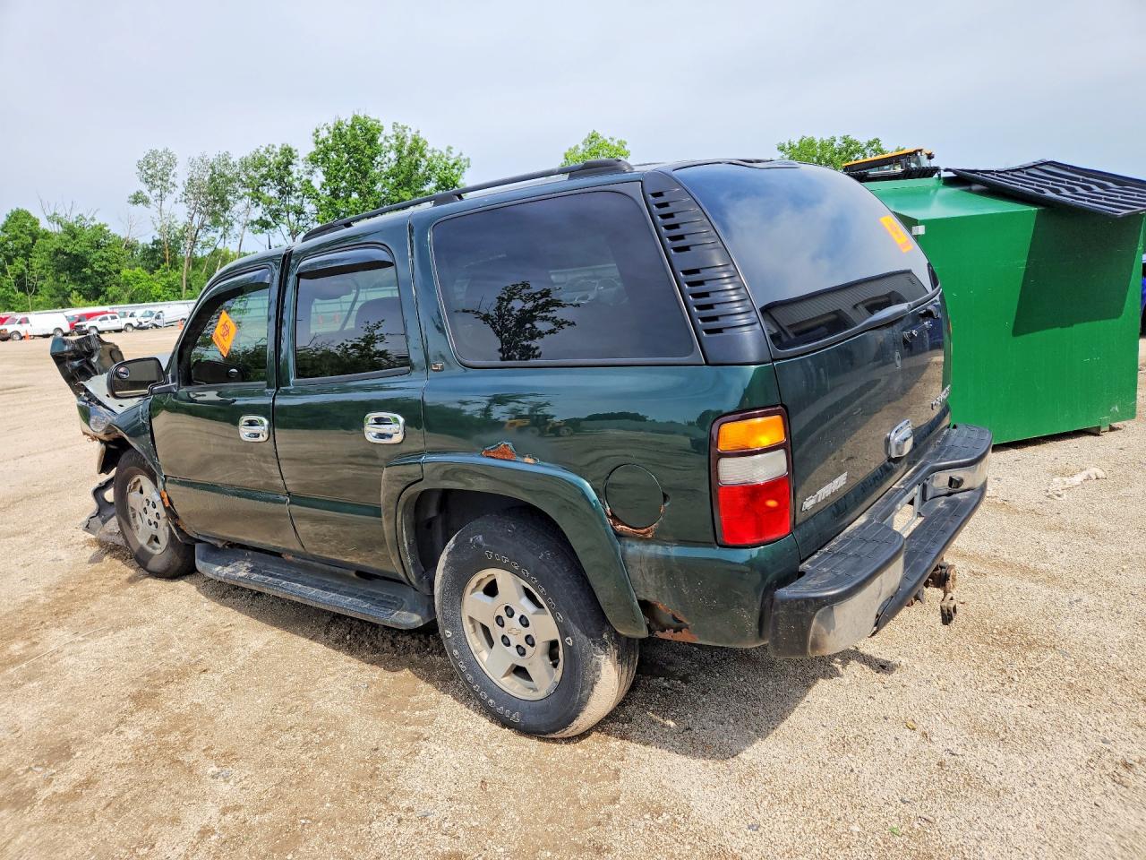 2004 Chevrolet Tahoe K1500 Green vin: 1GNEK13ZX4J243547
